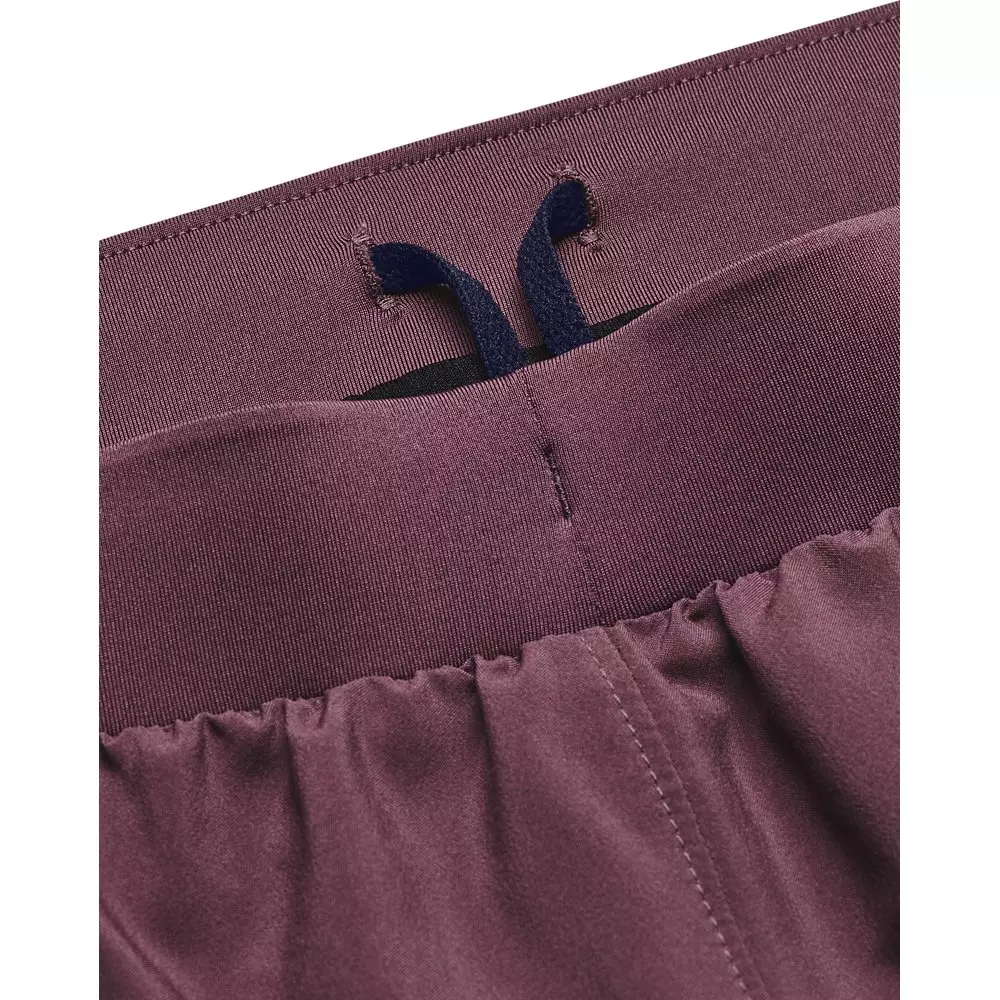 Under Armour Women's Fly By Shorts - PLUM