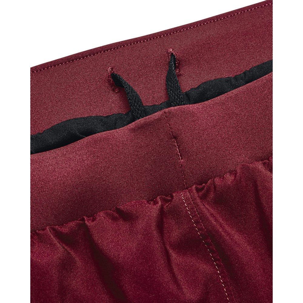 Under Armour Women's Fly By Shorts - RED/BLACK Thumbnail View 4