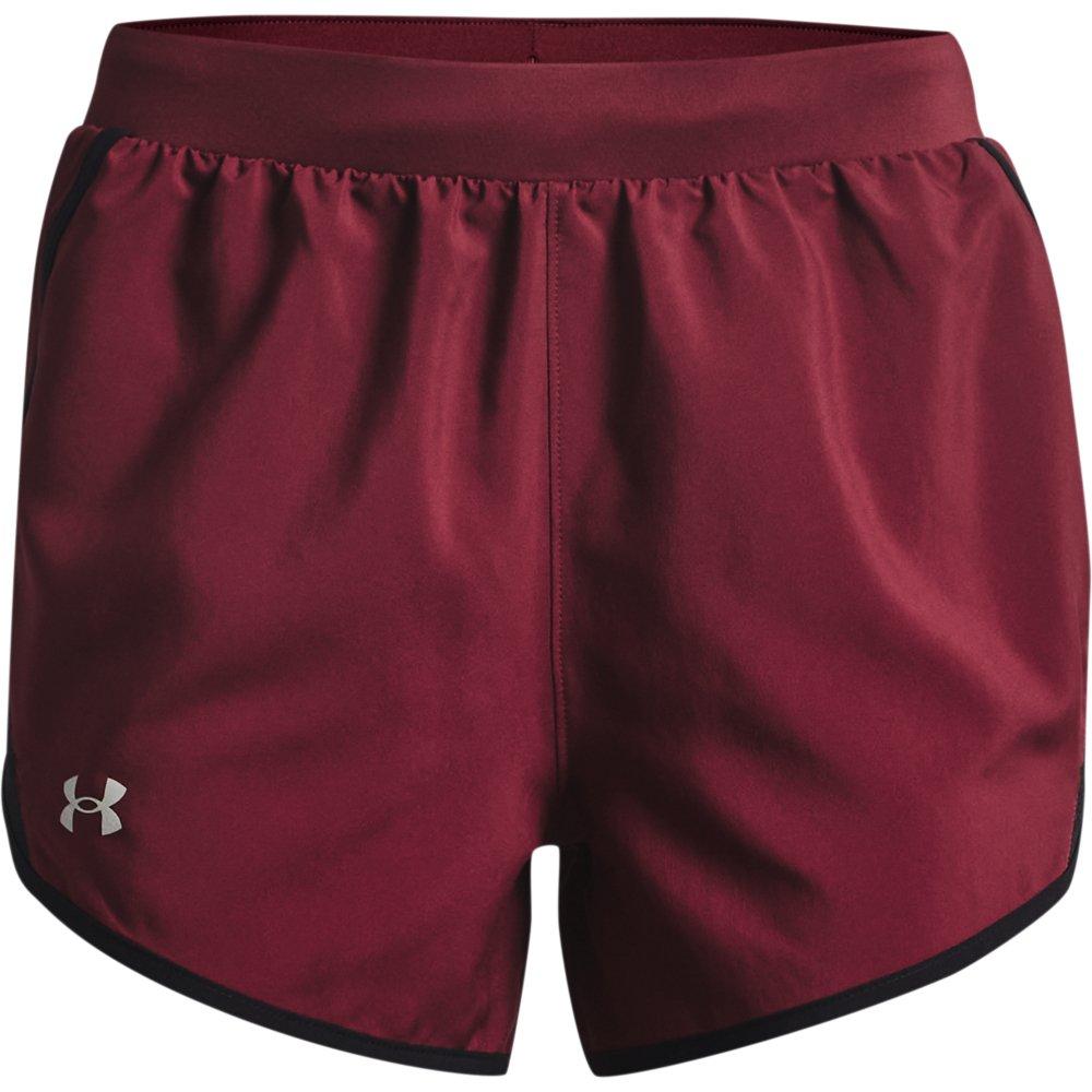Under Armour Women's Fly By Shorts - RED/BLACK Thumbnail View 5