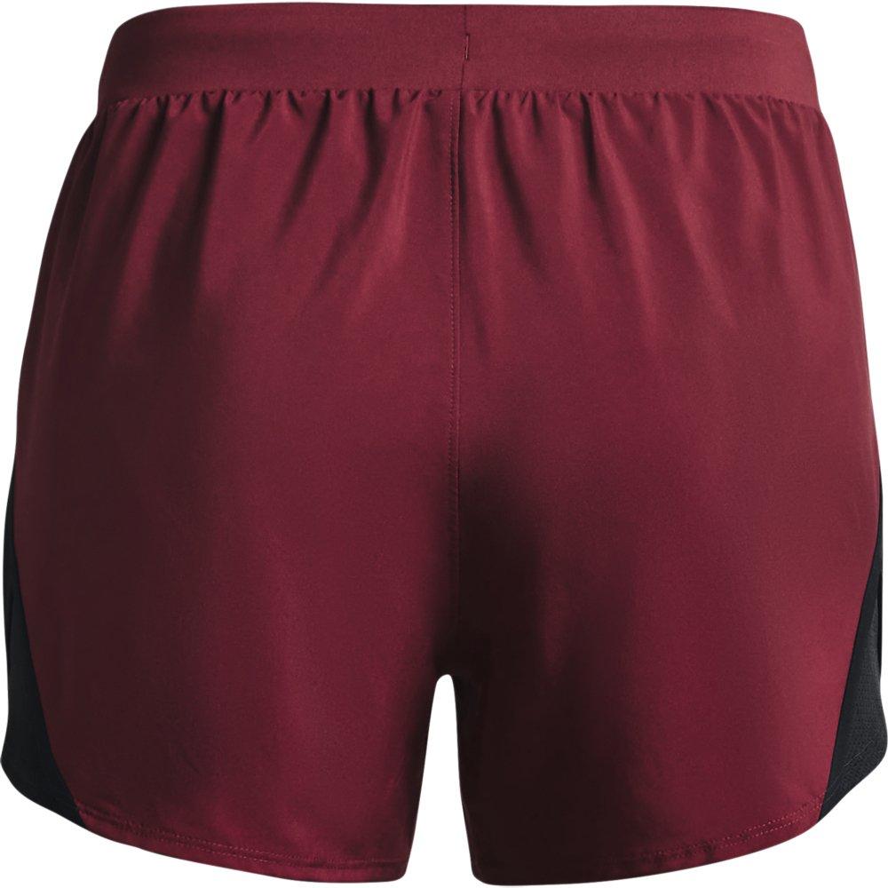 Under Armour Women's Fly By Shorts - RED/BLACK Thumbnail View 6