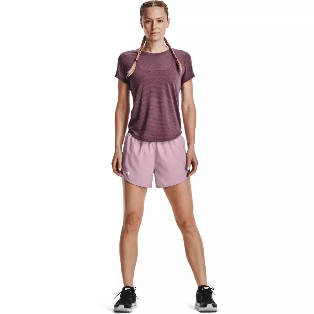 Under Armour Women's Fly By Shorts - DK PINK
