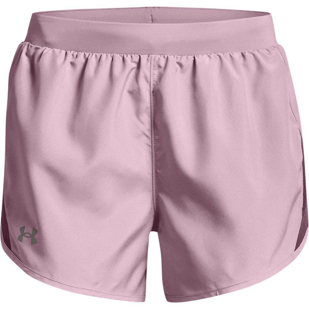 Under Armour Women's Fly By Shorts - DK PINK Thumbnail View 5