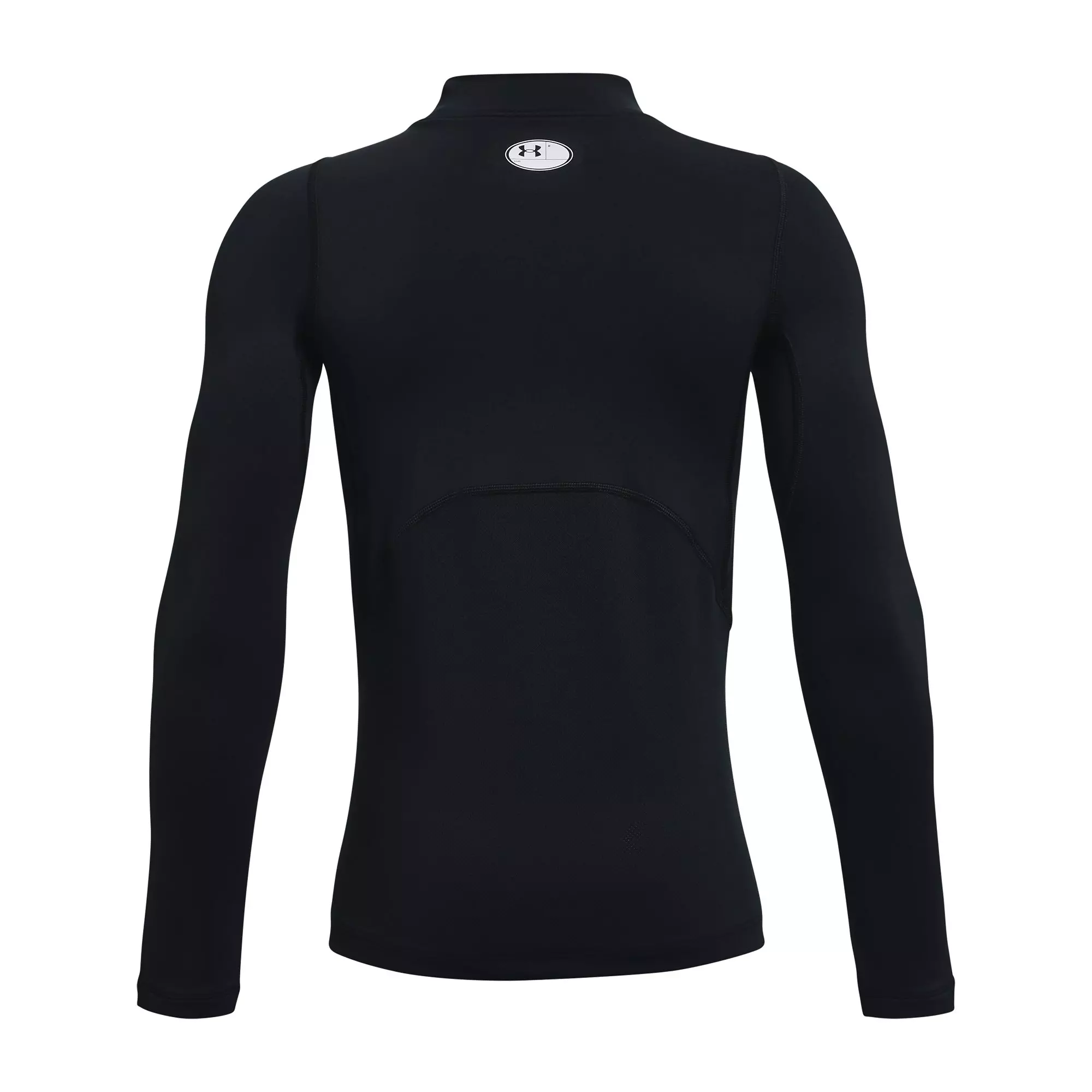 Under Armour Youth Mock Longsleeve "Black" Tee - BLACK