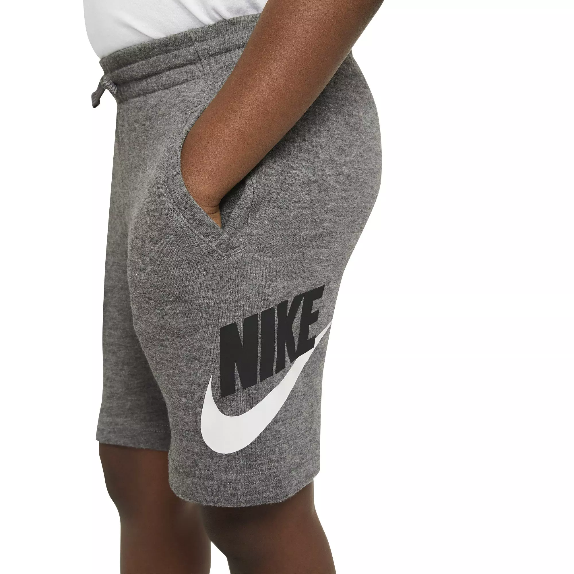 Nike Little Kids' Club French Terry Shorts - Grey - GREY