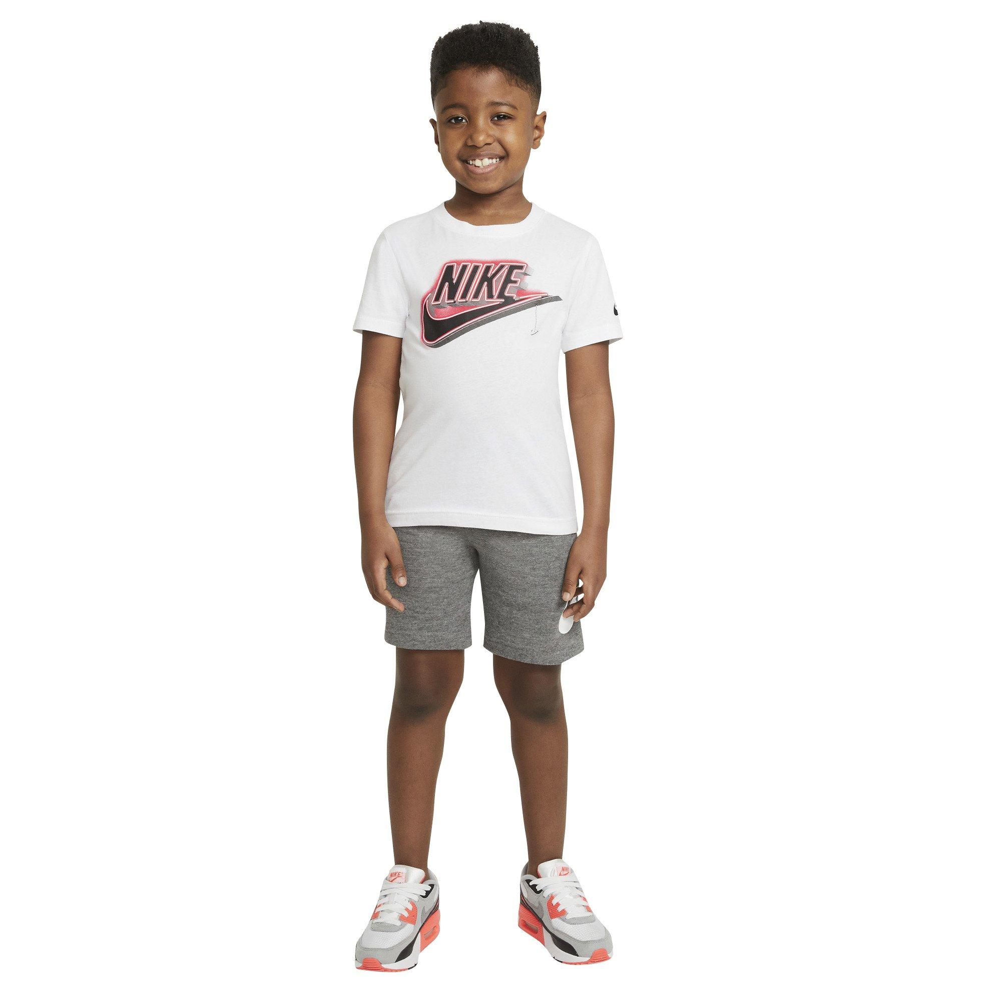 Nike Club French Terry Little Kids' Grey Shorts