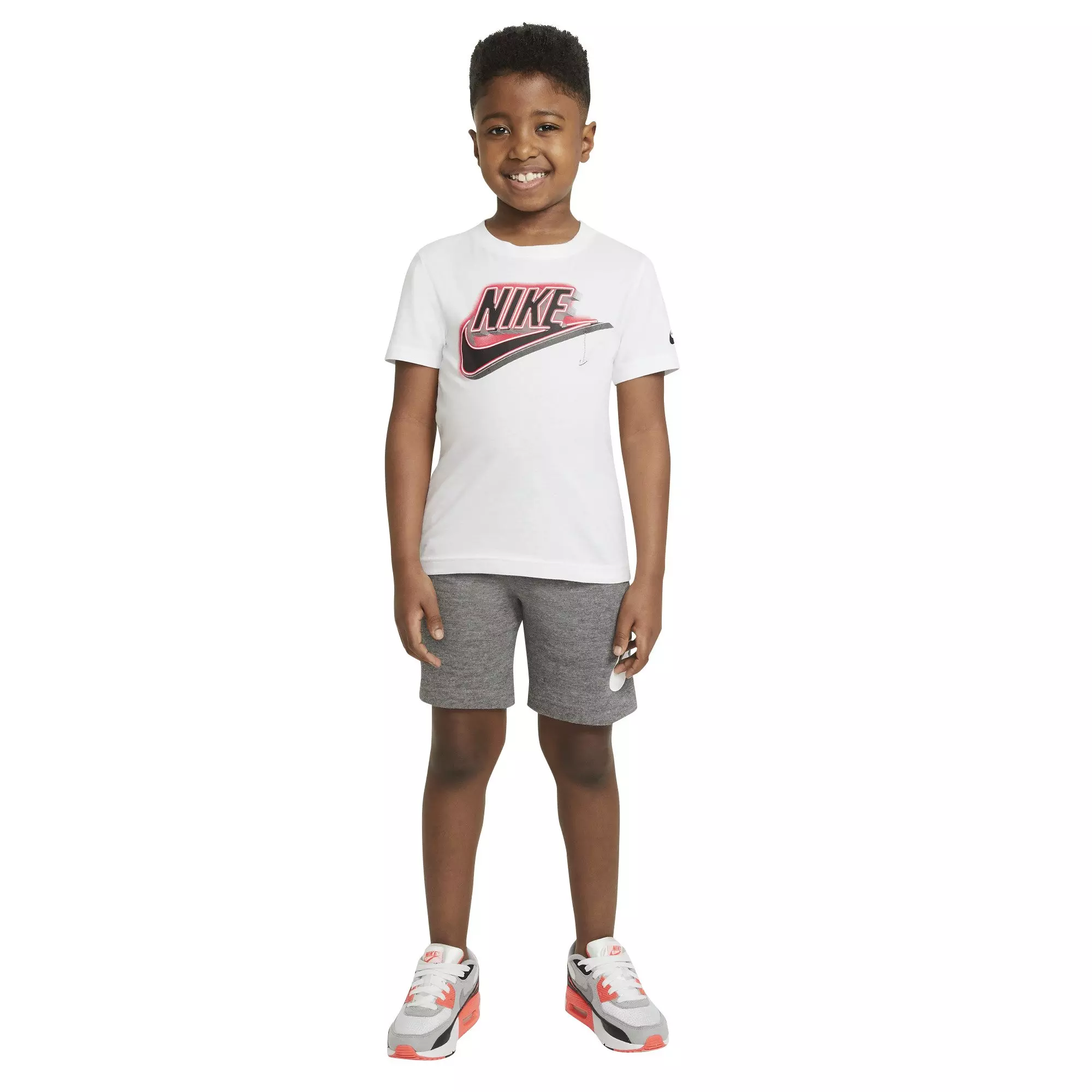 Nike Little Kids' Club French Terry Shorts - Grey - GREY