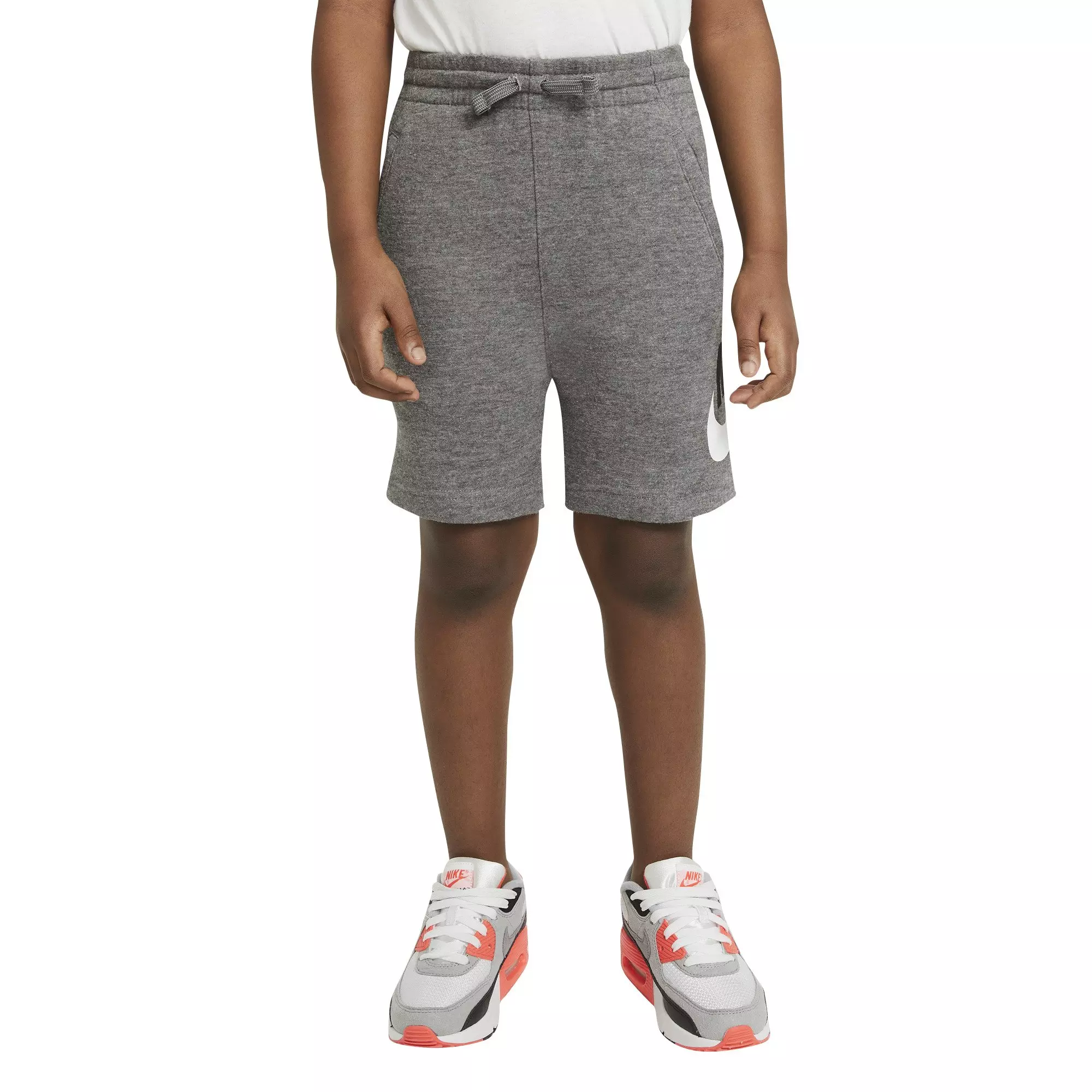 Nike Little Kids' Club French Terry Shorts - Grey - GREY