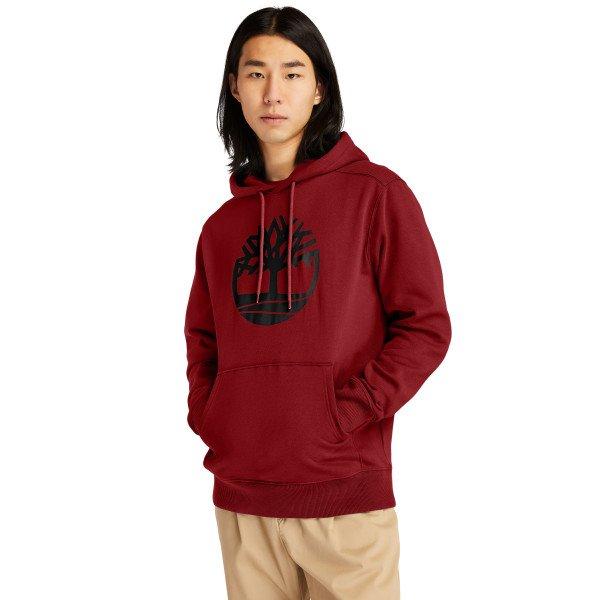 Red cheap timberland hoodie