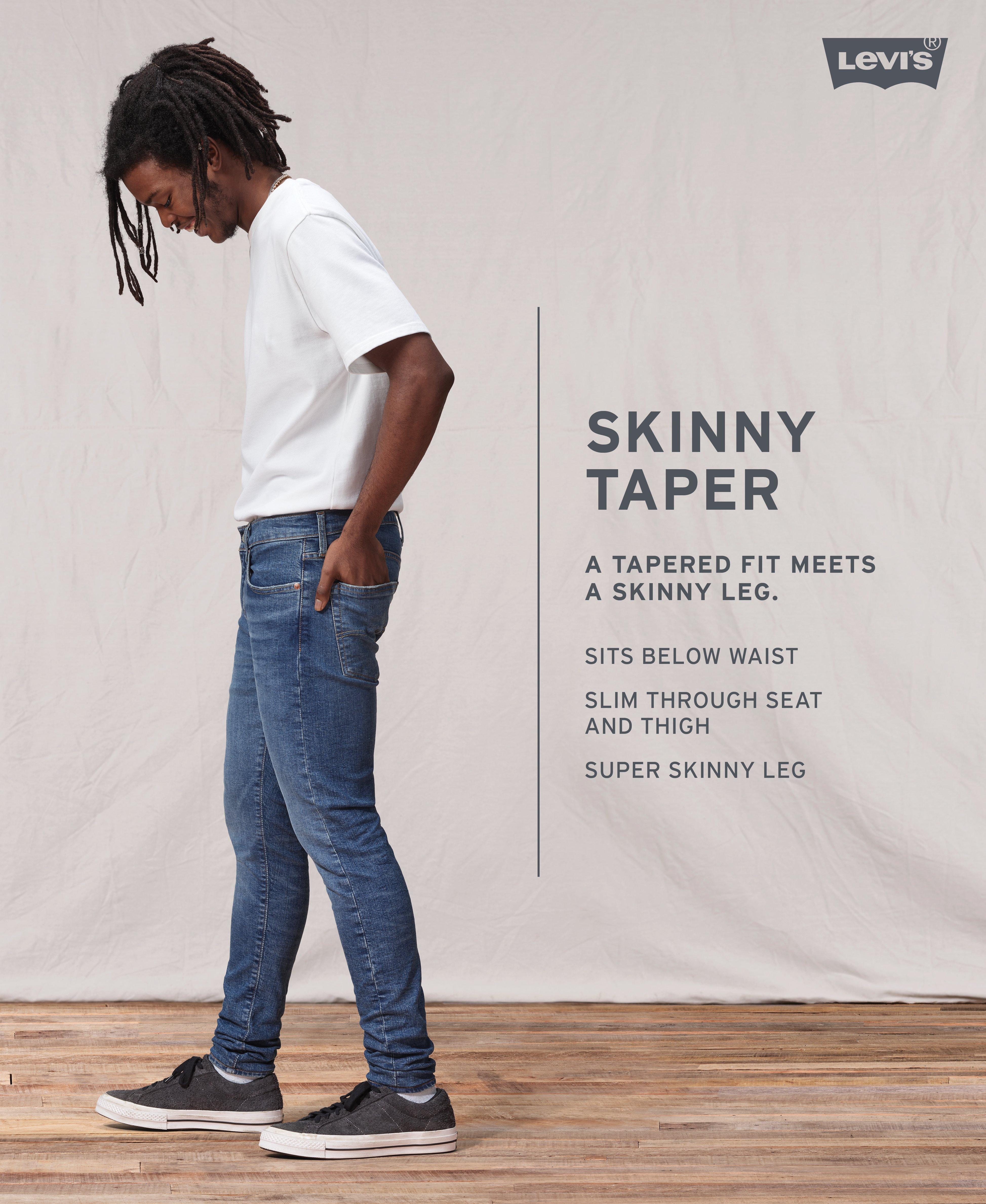 Mompelen Verwaarlozing een kopje Levi's Men's Skinny Taper Fit Your Shot Jeans