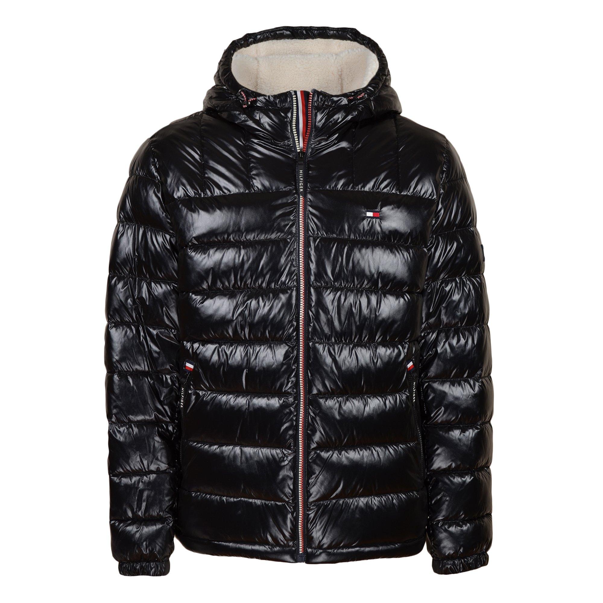 Tommy Icons Puffer Jacket Black | lupon.gov.ph