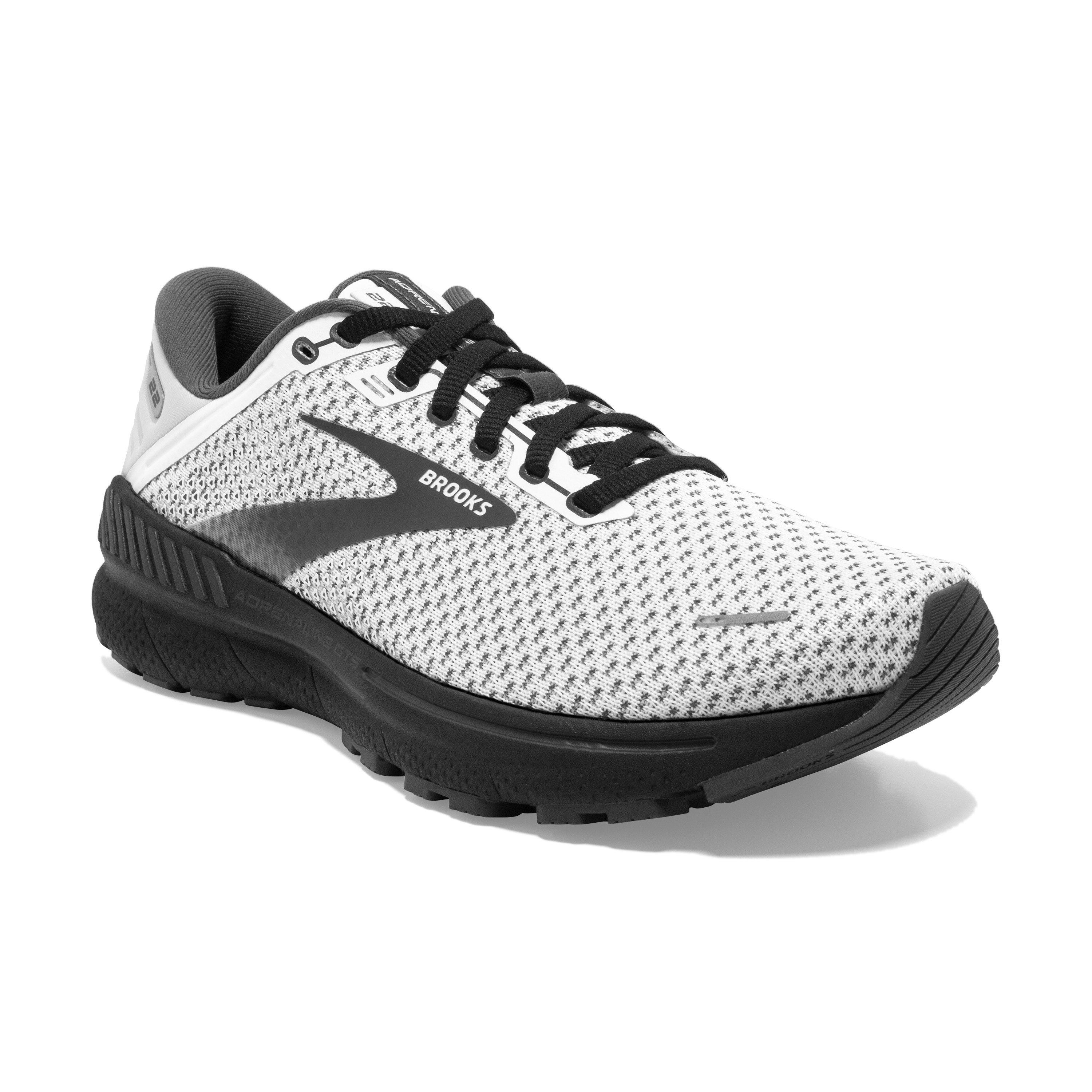 Brooks Adrenaline GTS 22 "Black/White" Women's Running Shoe - BLACK/WHITE Thumbnail View 3