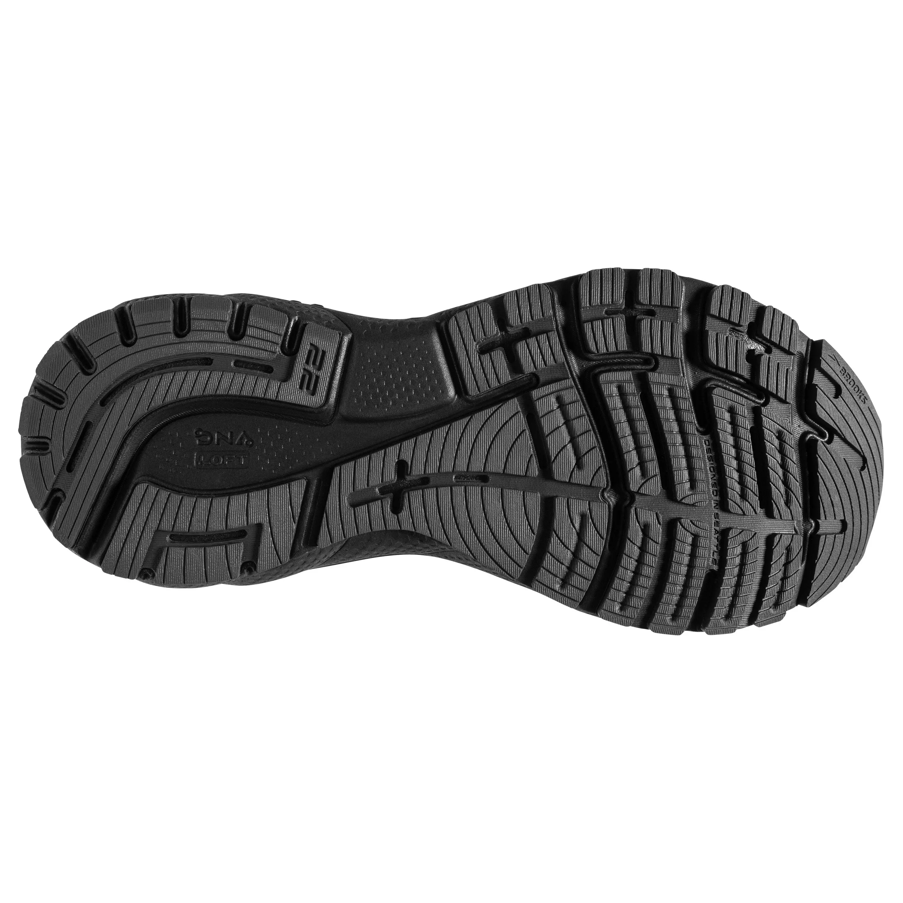 Brooks Adrenaline GTS 22 "Black/White" Women's Running Shoe - BLACK/WHITE