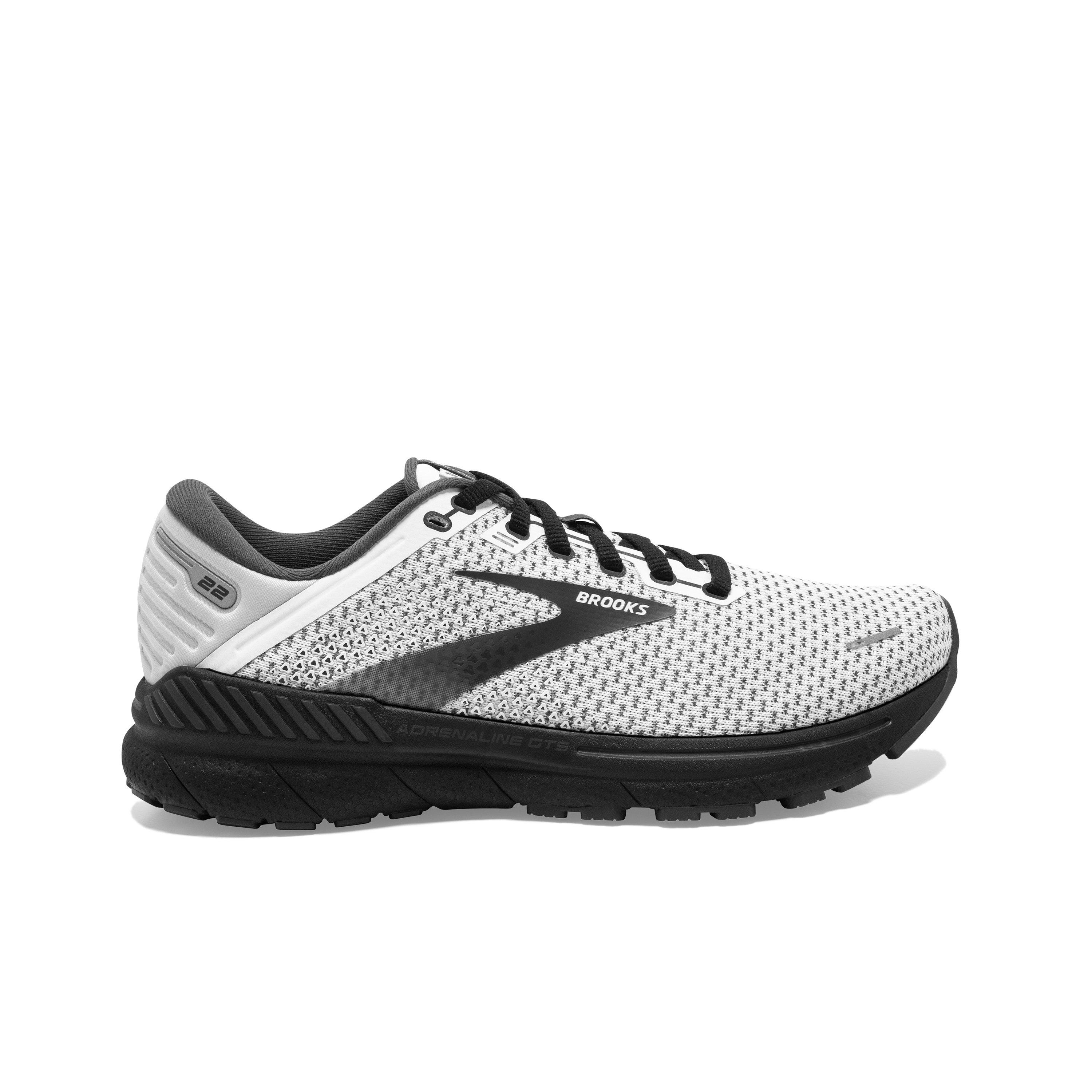 Brooks Adrenaline GTS 22 "Black/White" Women's Running Shoe - BLACK/WHITE Thumbnail View 1