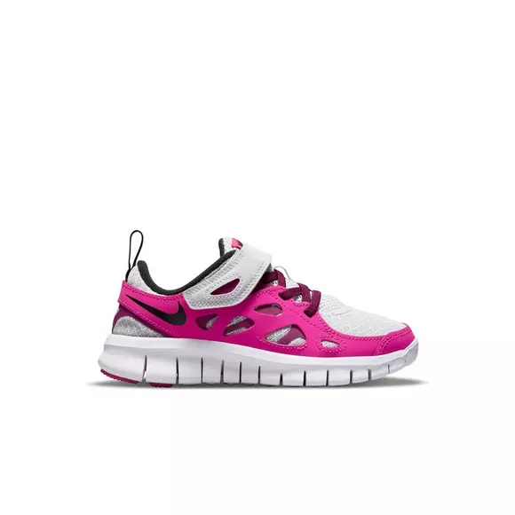 Nike Run 2 "Pure Platinum/Black/Pink Prime/Sangria" Preschool