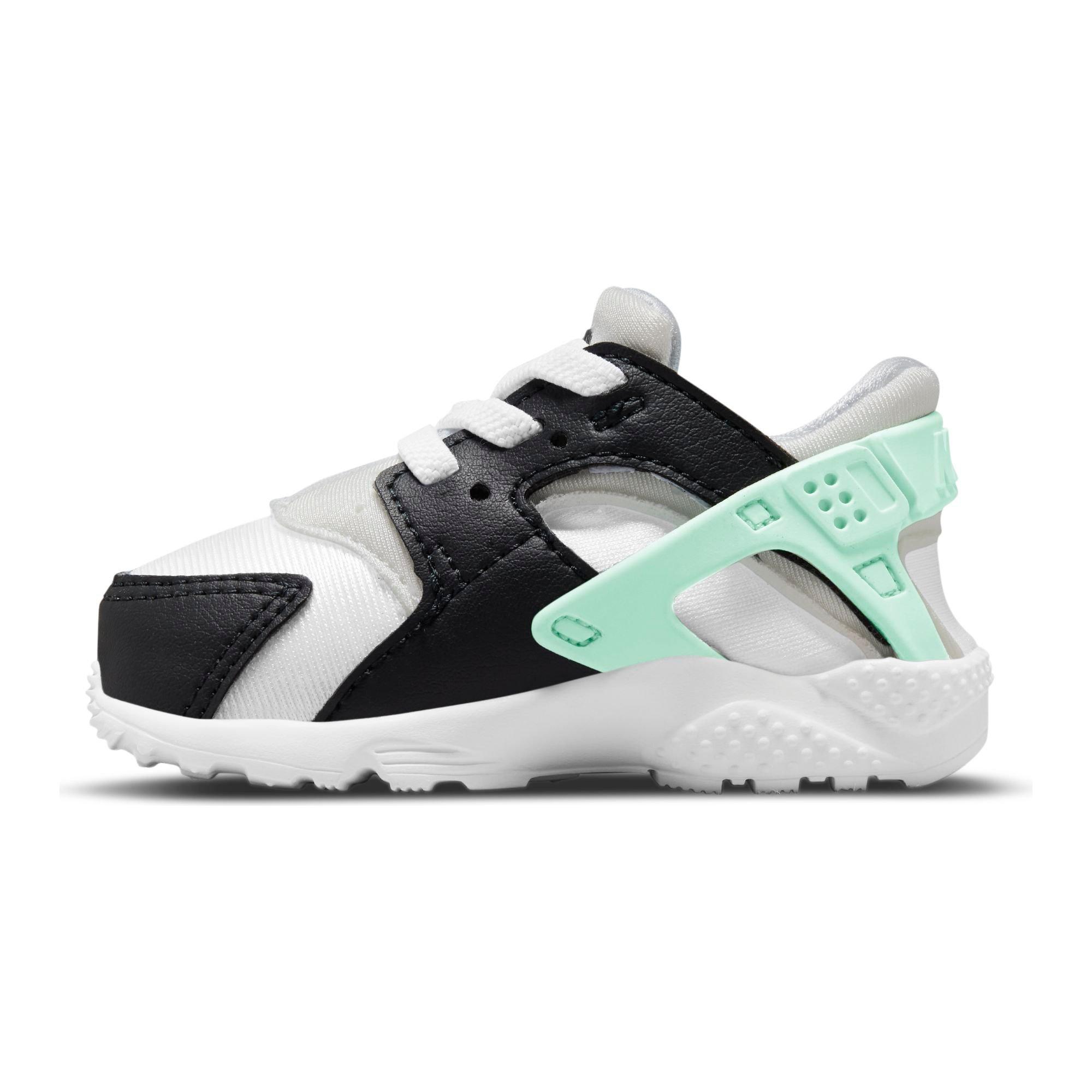 Abuelo crisis comportarse Nike Huarache Run "White/Mint Foam/Off Noir" Toddler Girls' Shoe