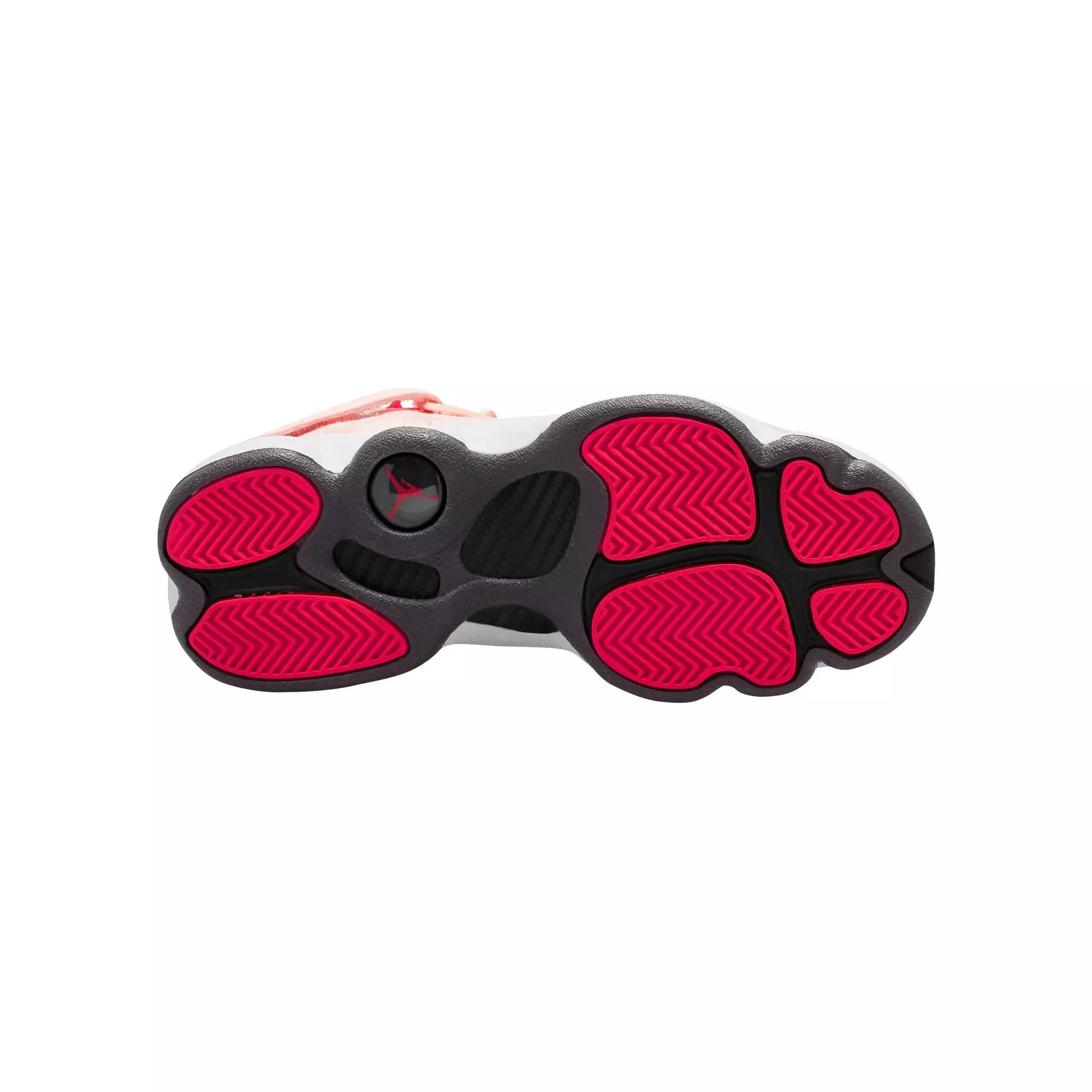 Jordan 6 Rings "Atmosphere/Infrared 23/Black/White" Grade School Girls' Shoe - PINK/BLACK