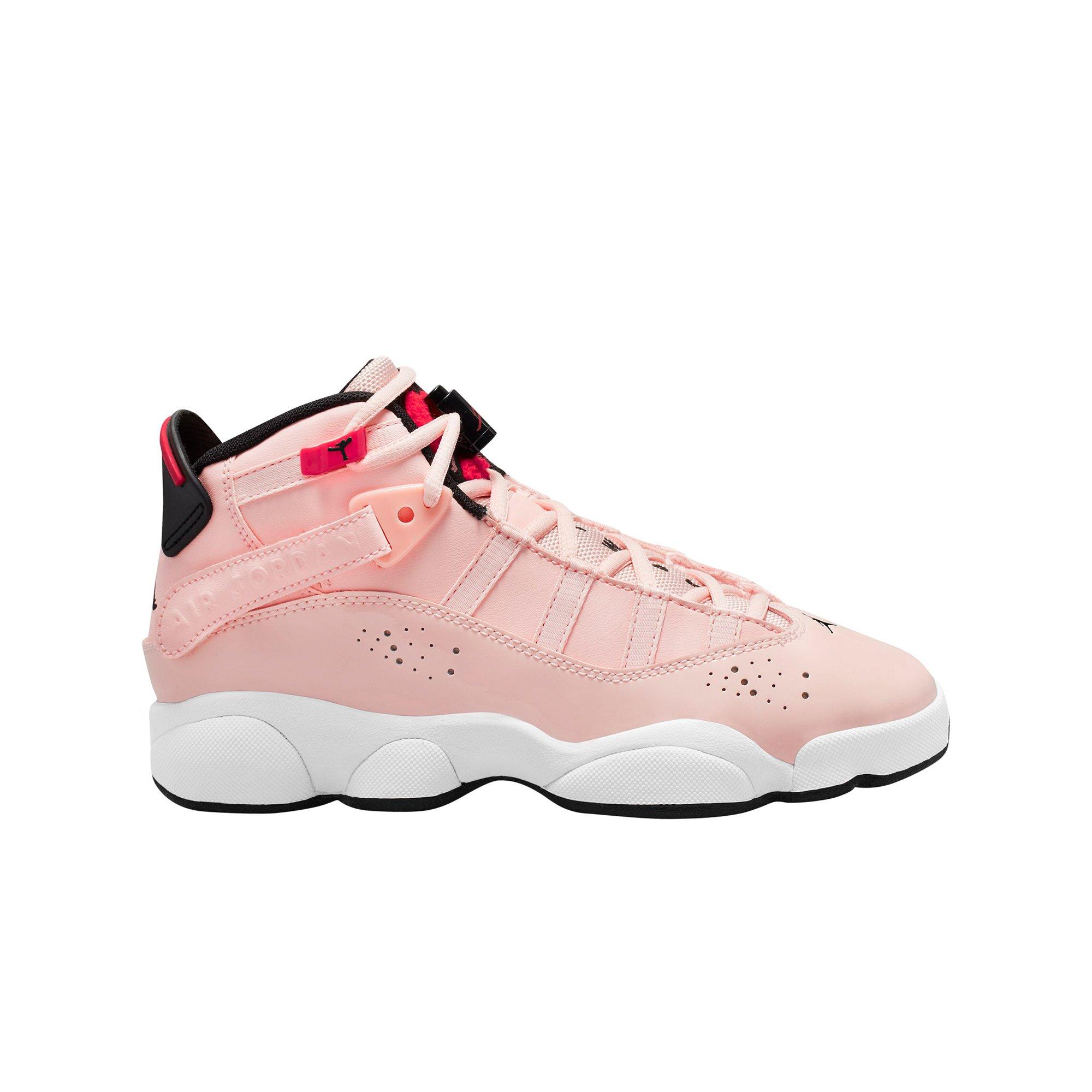 girl pink jordan shoes