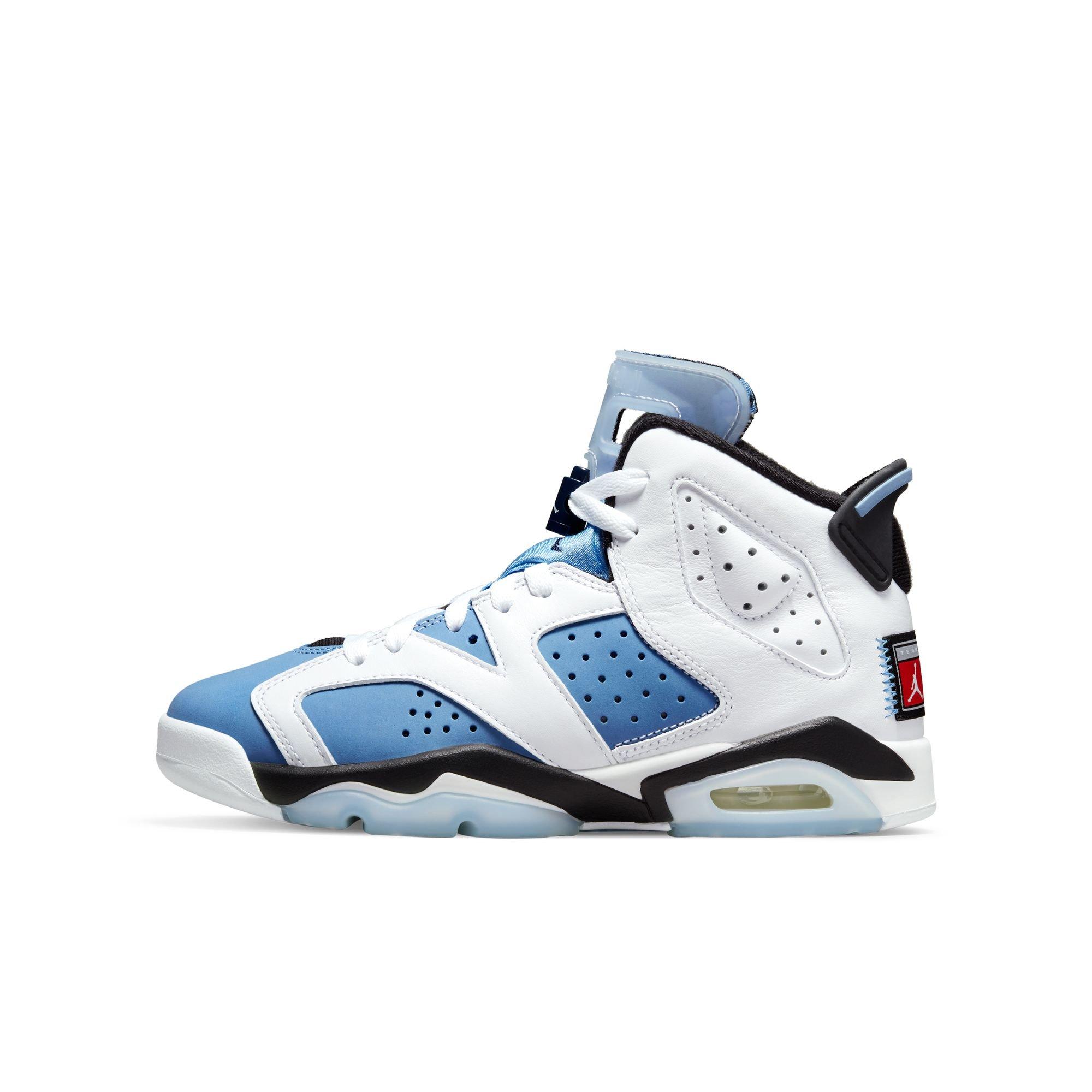 blue jordan retro 6