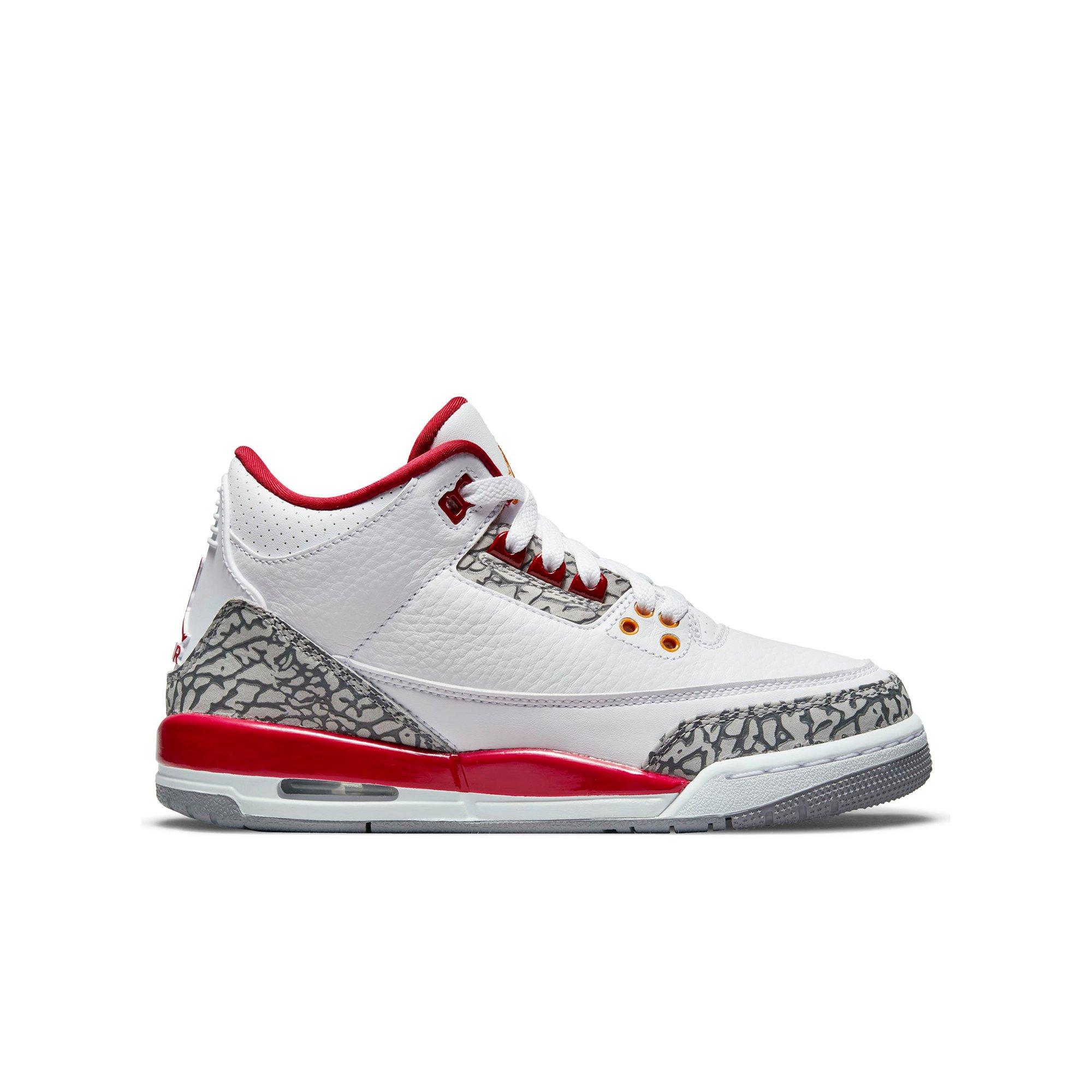 White and discount red jordan 3s