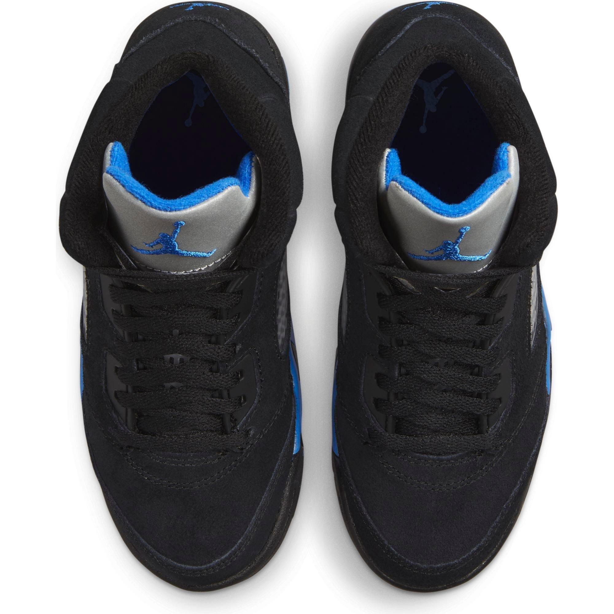 Jordan 5 Retro Black/Racer Blue/Reflect Silver Toddler Kids' Shoe -  Hibbett