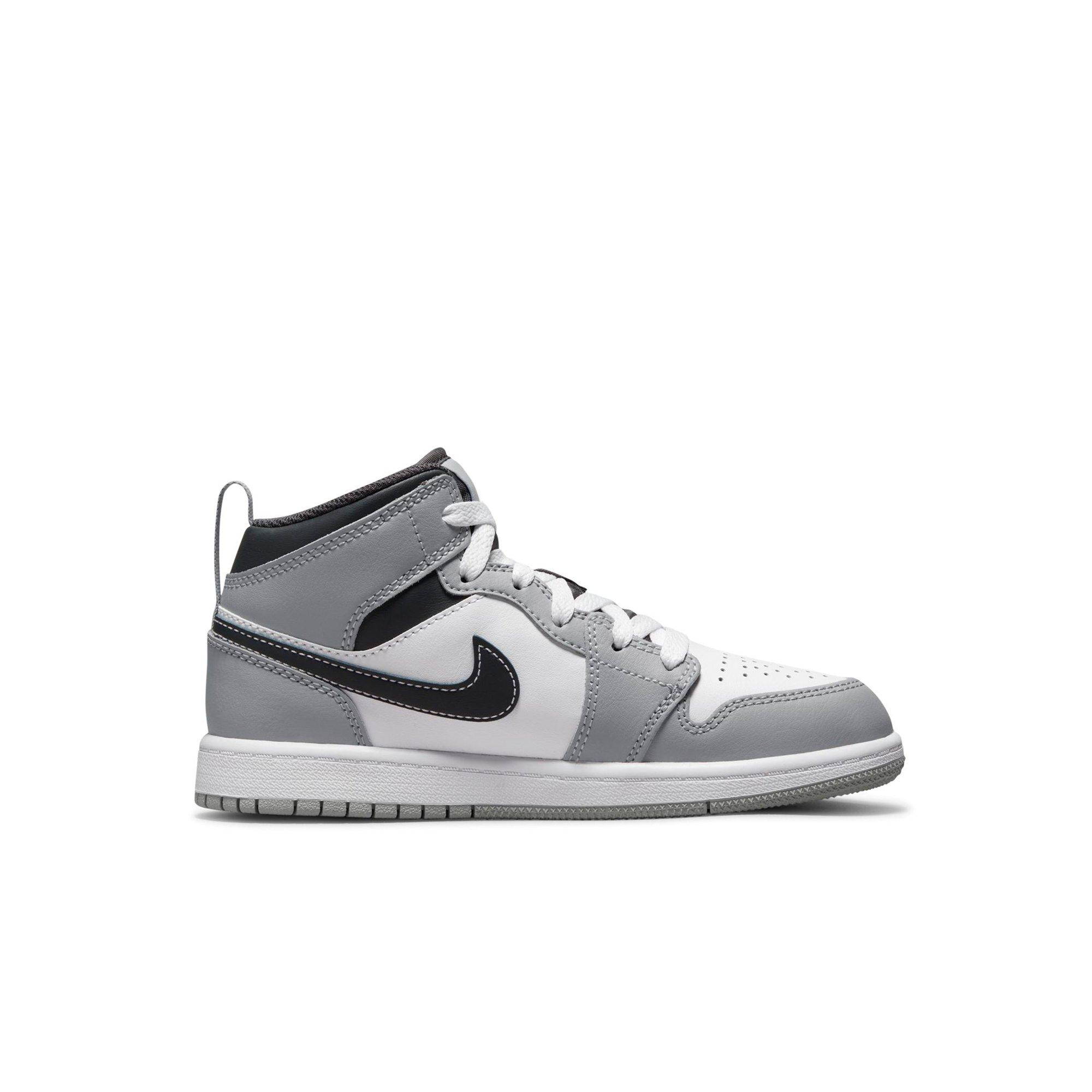 Boys hot sale gray jordans