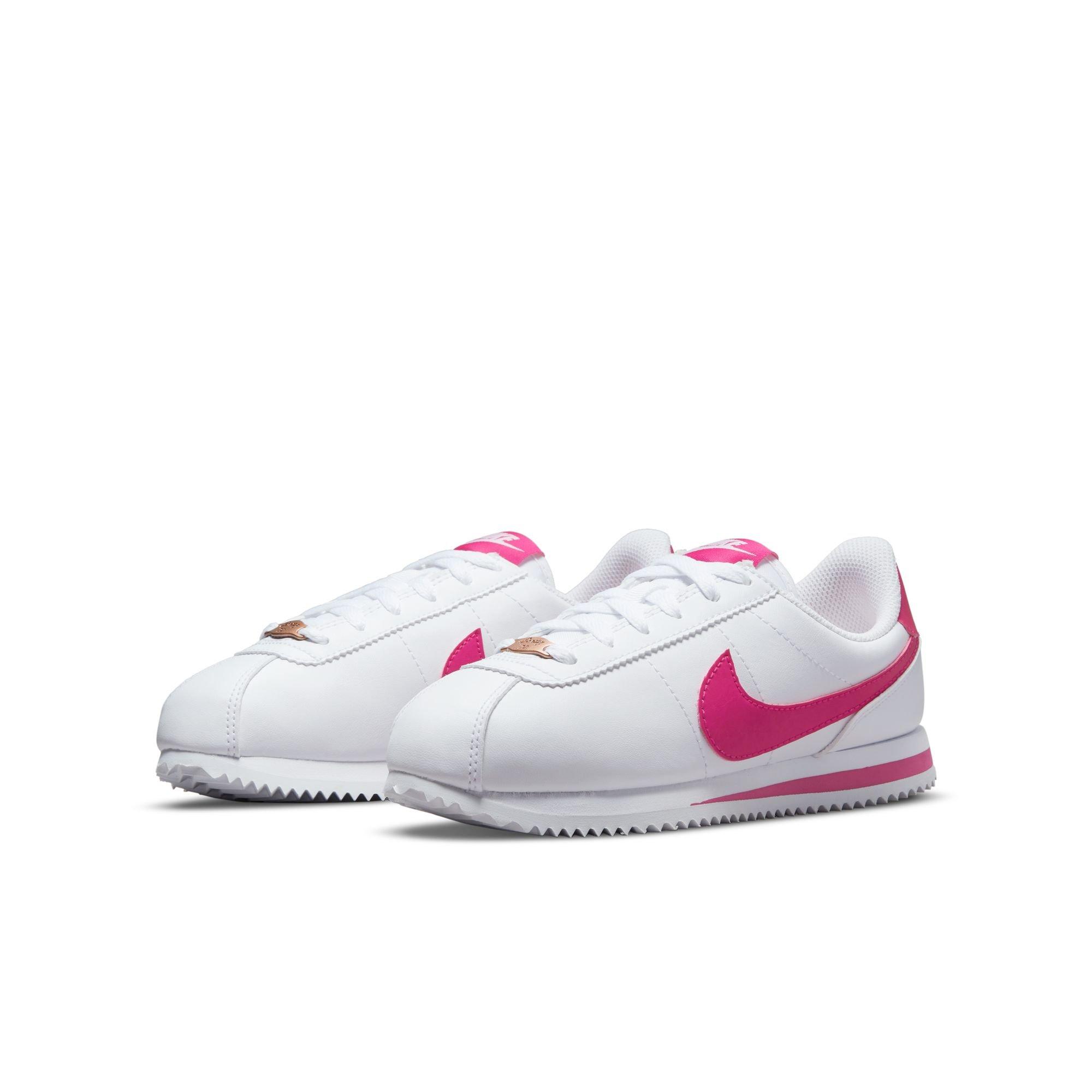 Nike Cortez size 6 Youth / 5.5 Womens White/Pink Shoes 315931-161