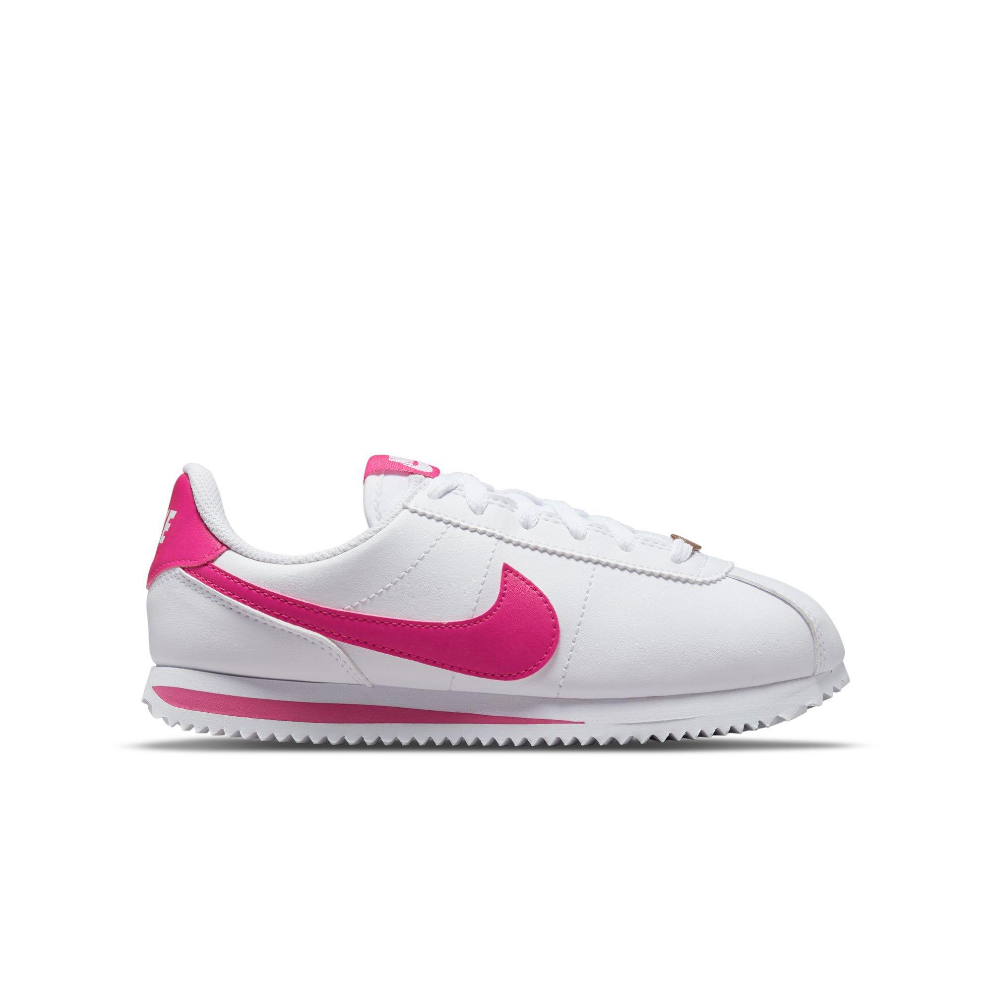 Nike Cortez size 6 Youth / 5.5 Womens White/Pink Shoes 315931-161