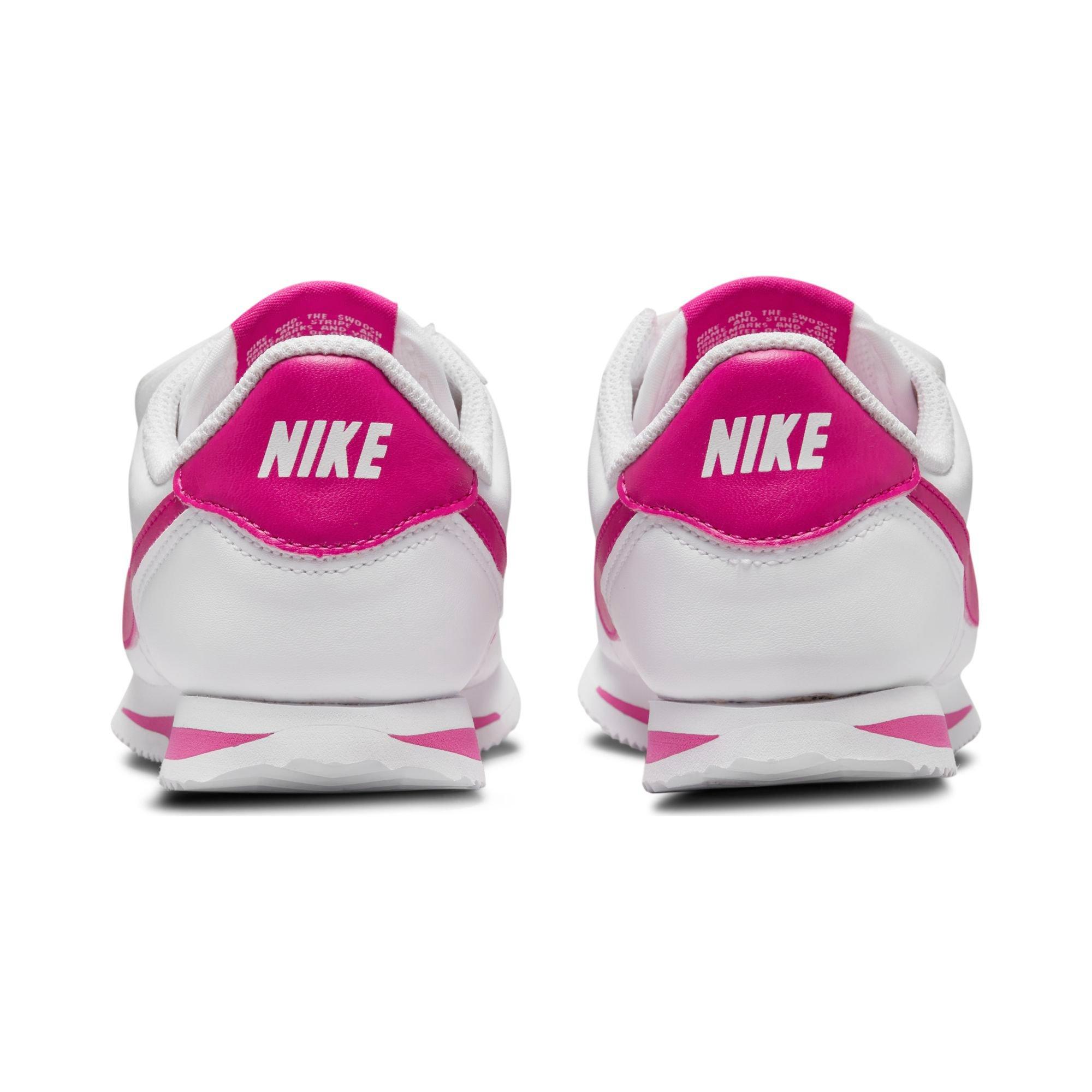 Nike Cortez Basic SL Preschool Girls' "White/Pink Prime" Shoe