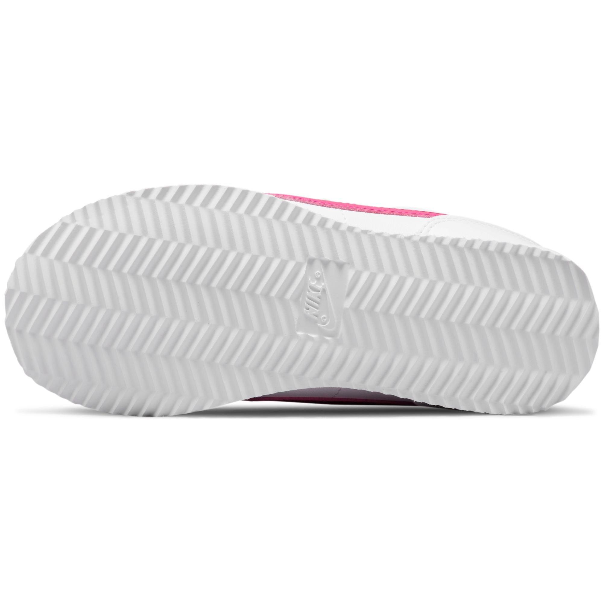 Nike Cortez Basic SL Preschool Girls' "White/Pink Prime" Shoe