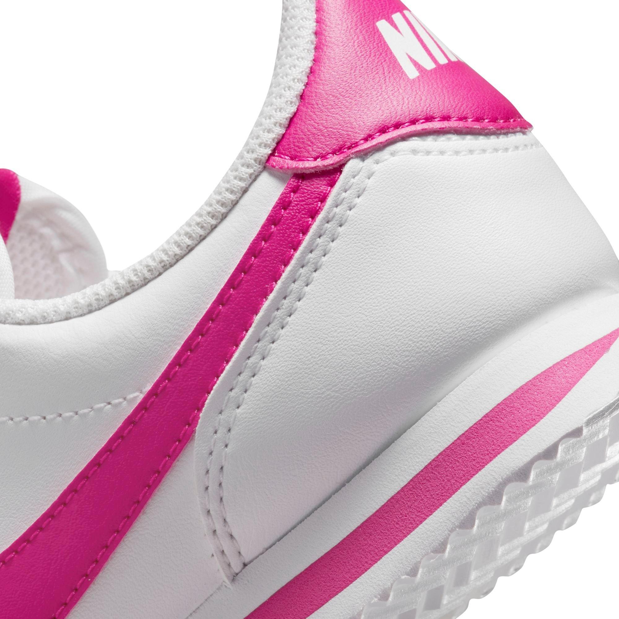 Nike Cortez Basic SL Preschool Girls' "White/Pink Prime" Shoe