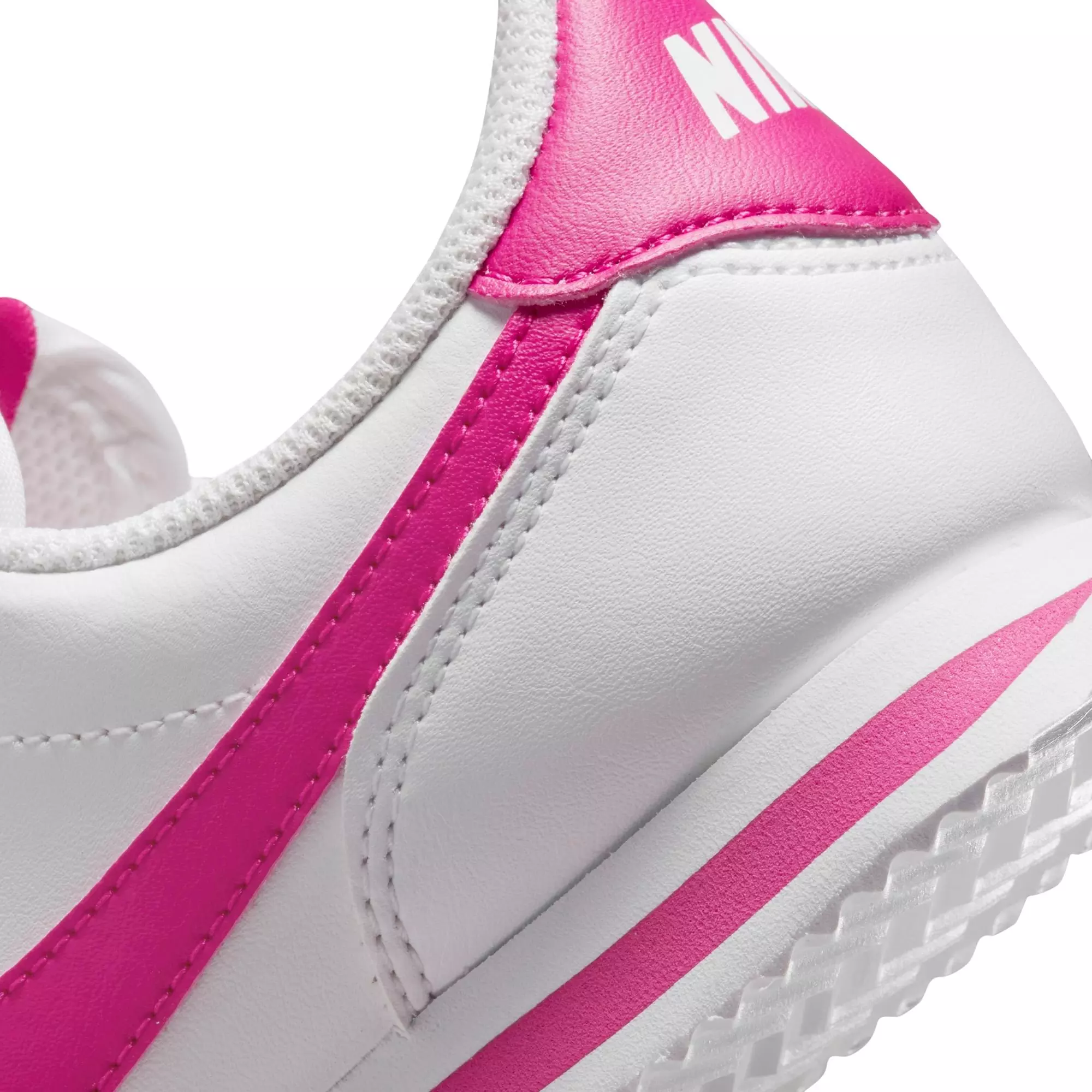 Nike Cortez Basic SL "White/Pink Prime" Preschool Girls' Shoe - WHITE/PINK