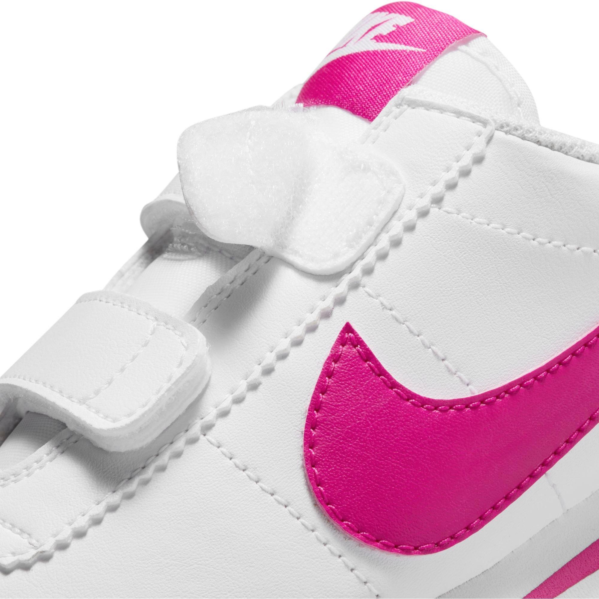 Nike Cortez Basic SL Preschool Girls' "White/Pink Prime" Shoe