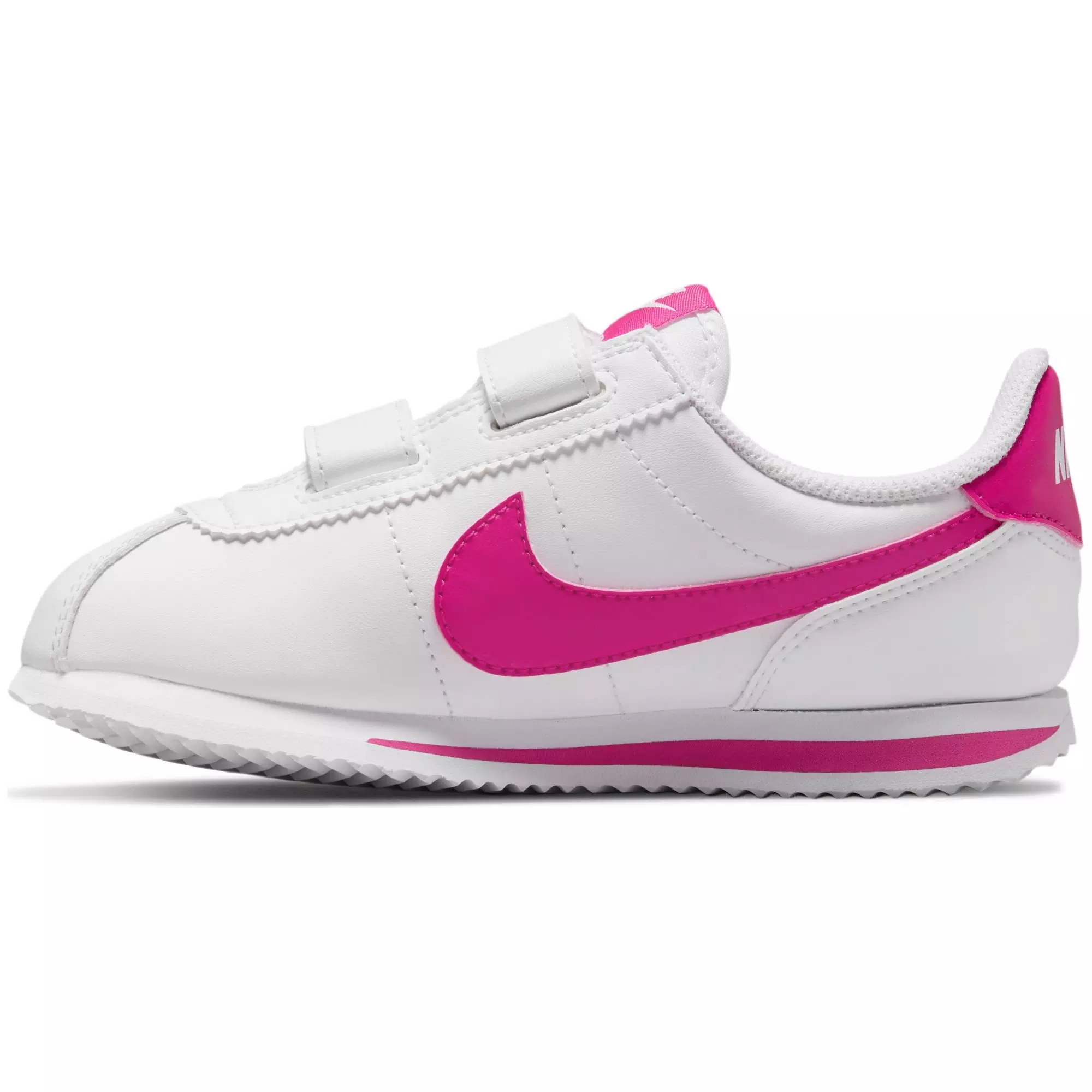 Nike Cortez Basic SL "White/Pink Prime" Preschool Girls' Shoe - WHITE/PINK