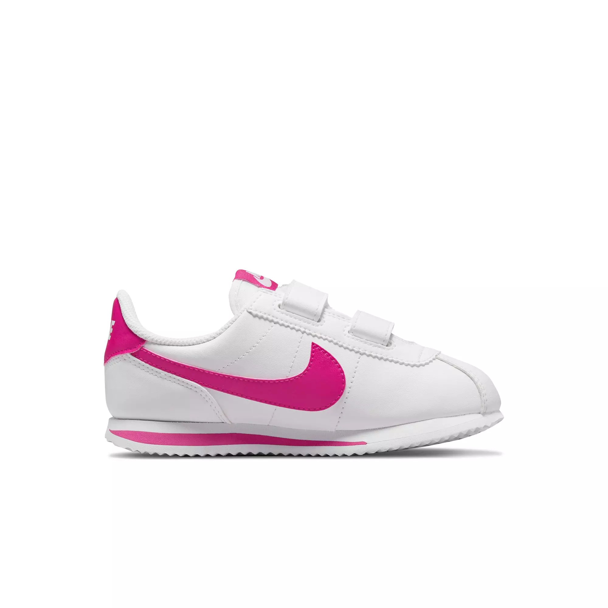 Nike Cortez Basic SL "White/Pink Prime" Preschool Girls' Shoe - WHITE/PINK