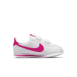 Nike Cortez Basic SL "White/Pink Prime" Preschool Girls' Shoe