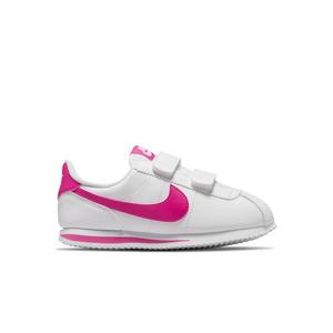 Nike Cortez Basic SL "White/Pink Prime" Preschool Girls' Shoe