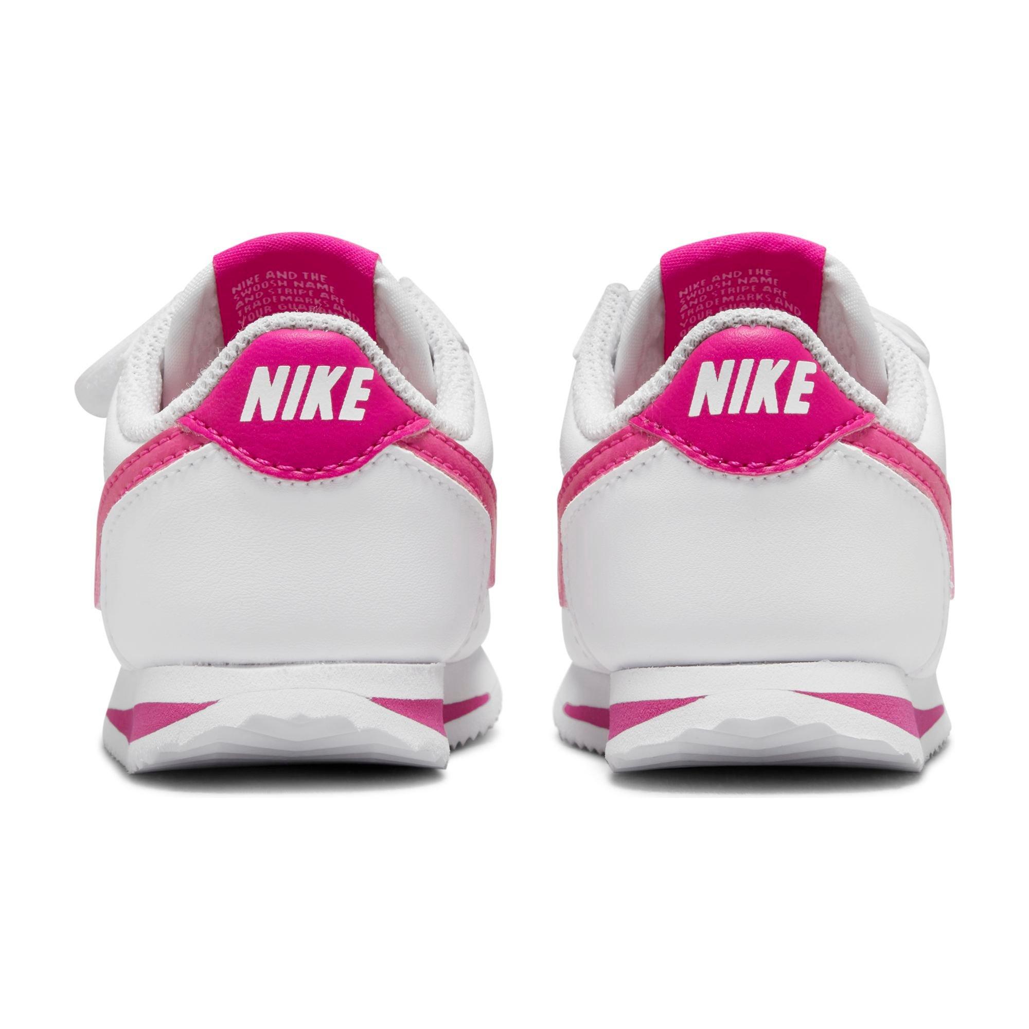 Nike Cortez Basic SL (PS) Sz 2Y Little Kids' Shoes White-Pink Prime  904767-109