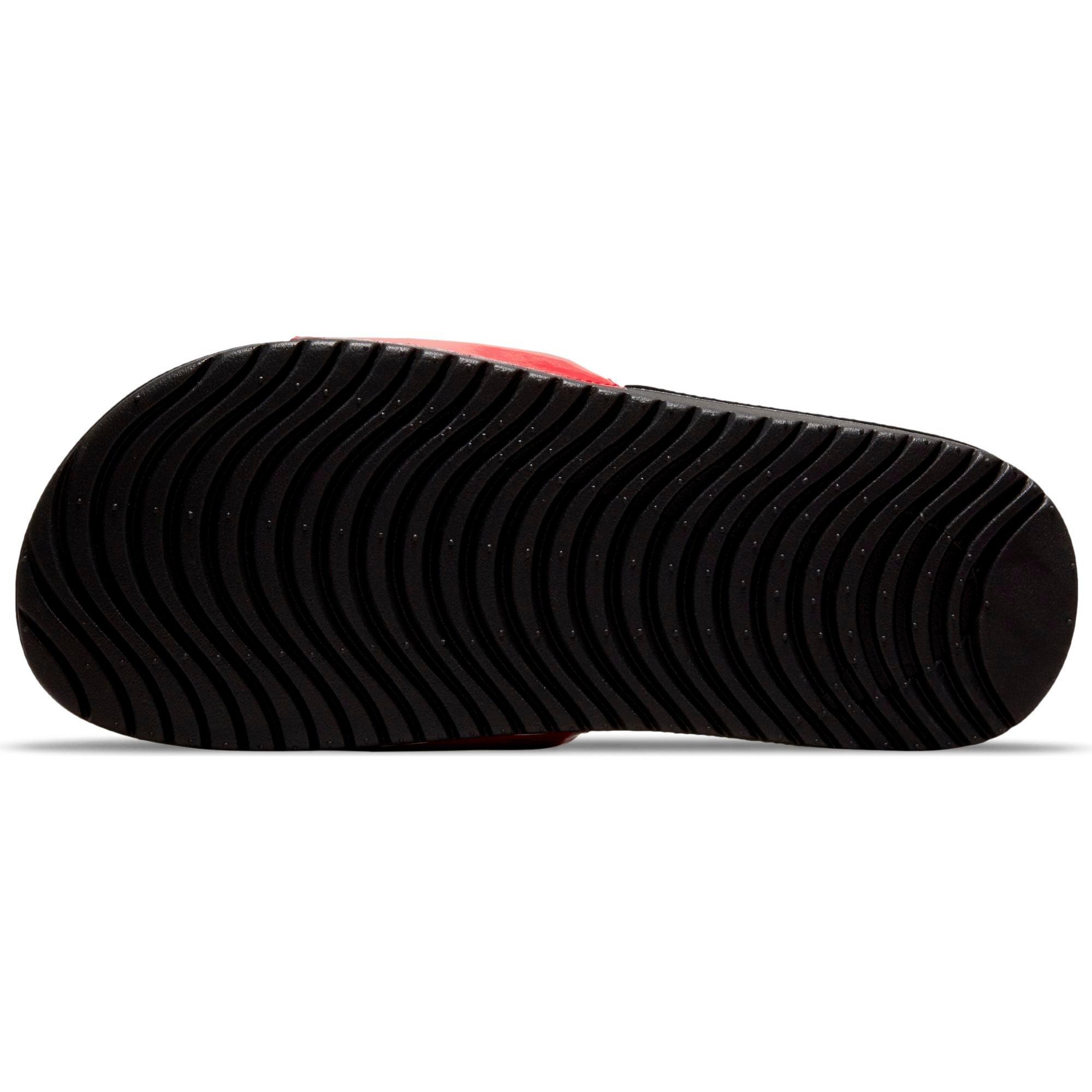 Nike Kawa "University Red/White/Black" Grade School Boys' Slide - RED Thumbnail View 8
