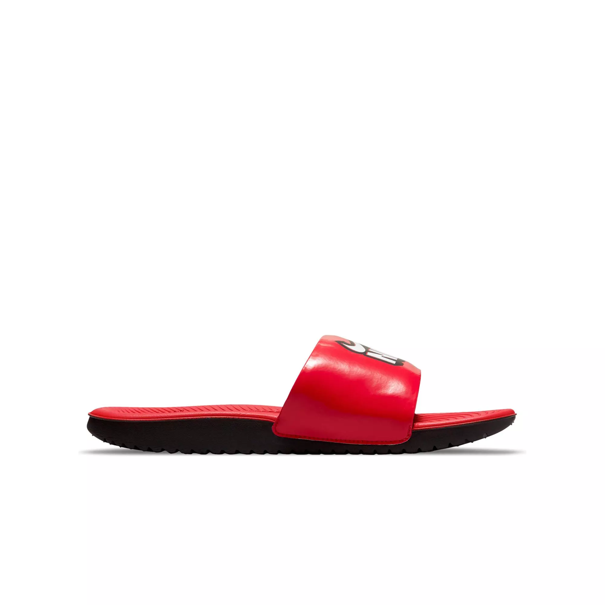 Nike Kawa "University Red/White/Black" Grade School Boys' Slide - RED