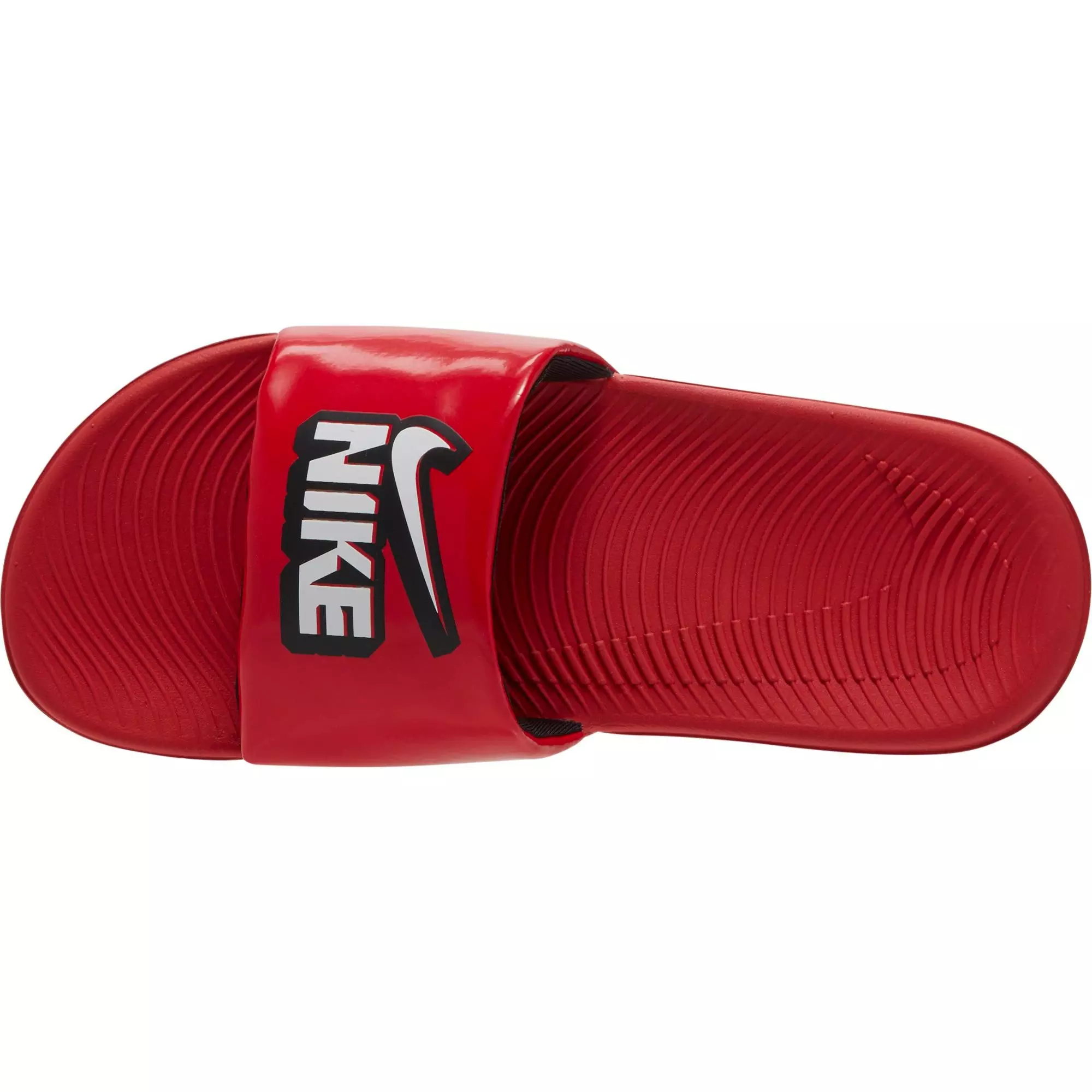 Nike Kawa "University Red/White/Black" Grade School Boys' Slide - RED