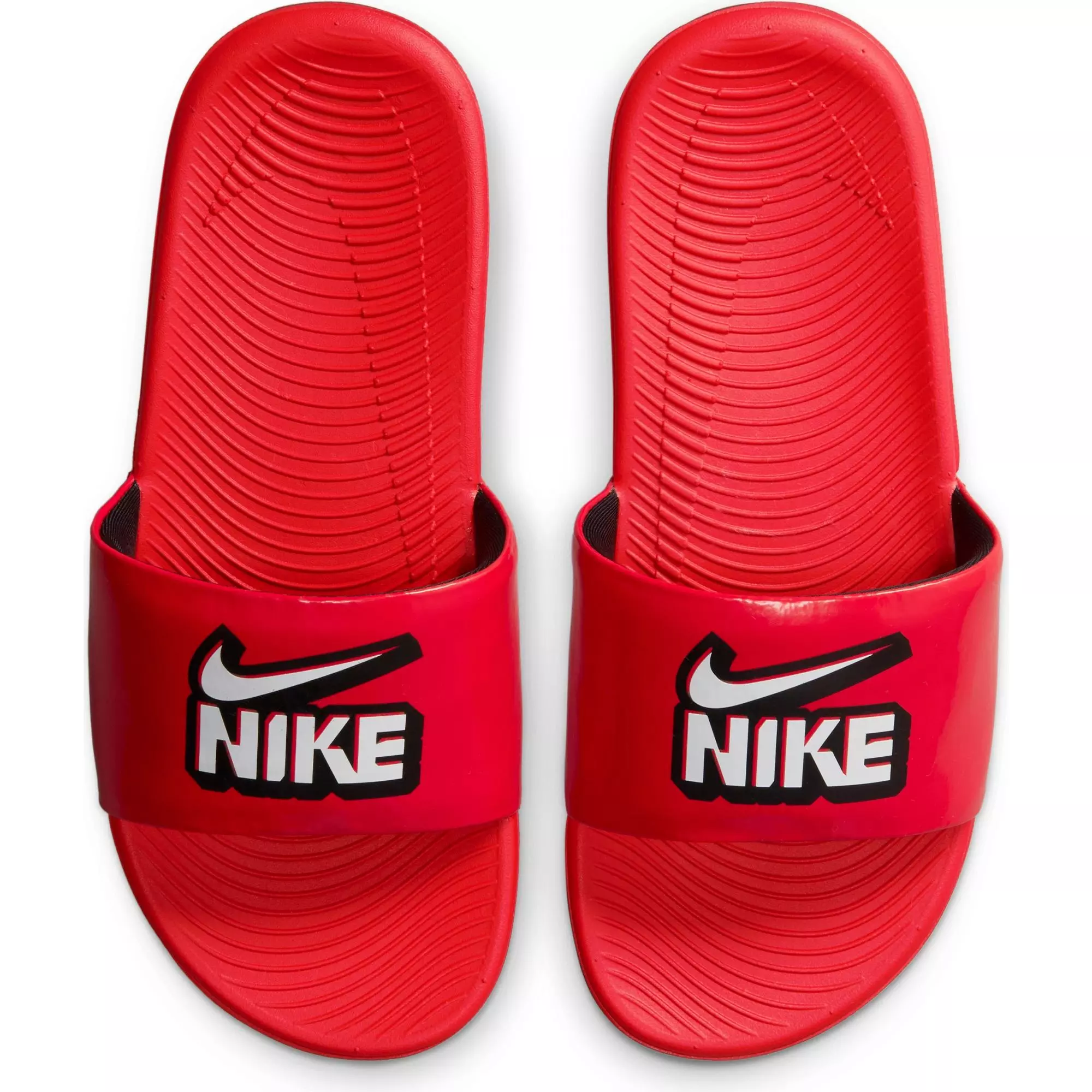Nike Kawa "University Red/White/Black" Grade School Boys' Slide - RED