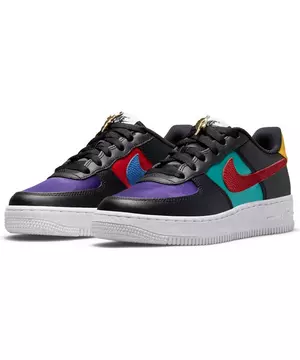 Nike Air Force 1 '07 LV8 Black, Red, Purple & Gold