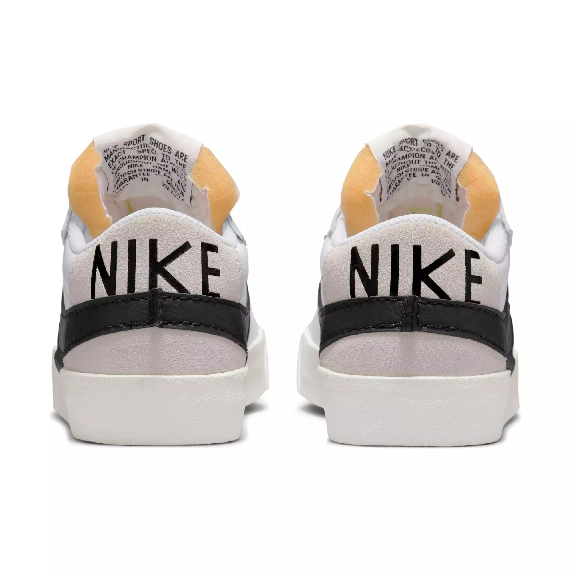 Nike Blazer Low '77 Jumbo "White/Black/Sail" Men's Shoe - WHITE/BLACK