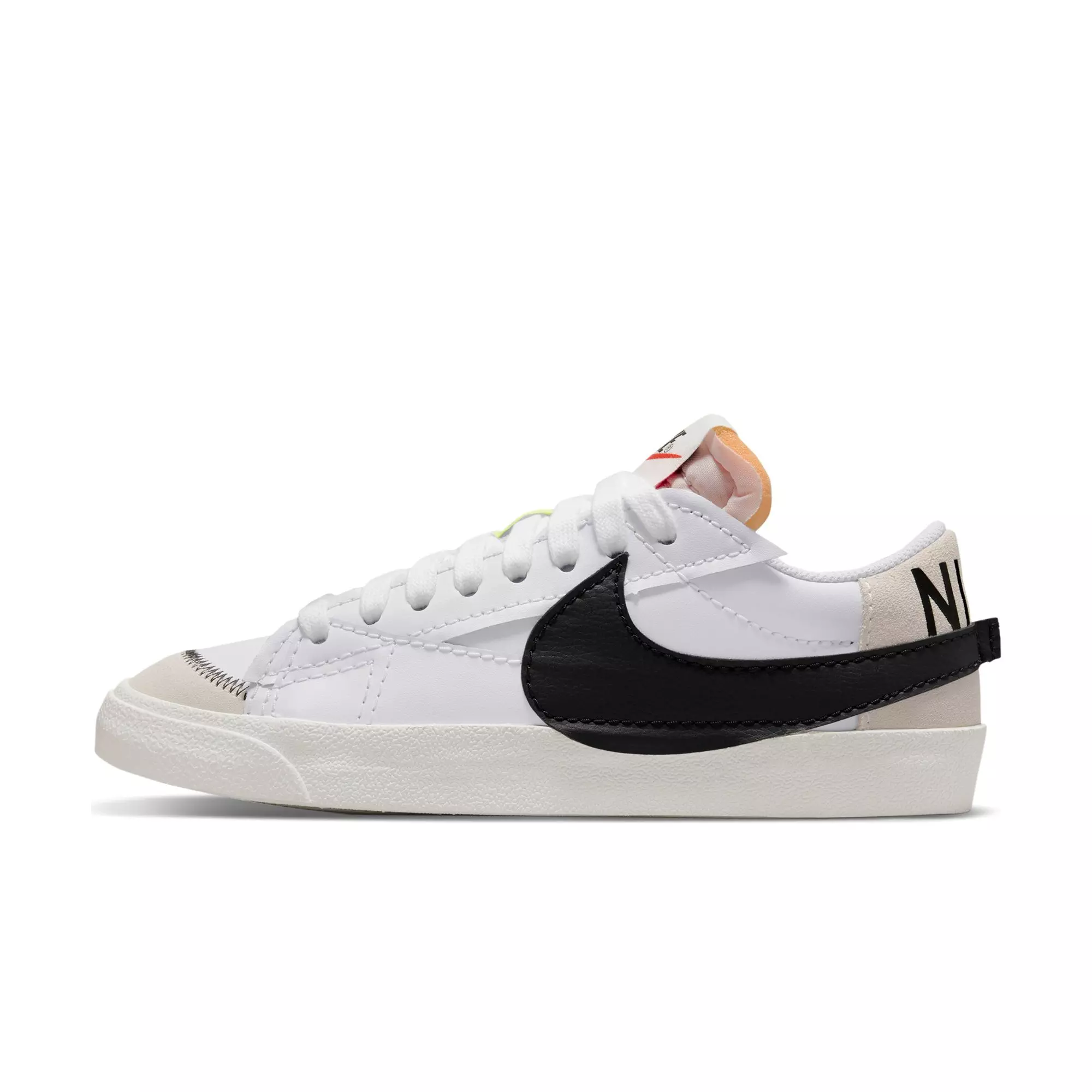 Nike Blazer Low '77 Jumbo "White/Black/Sail" Men's Shoe - WHITE/BLACK
