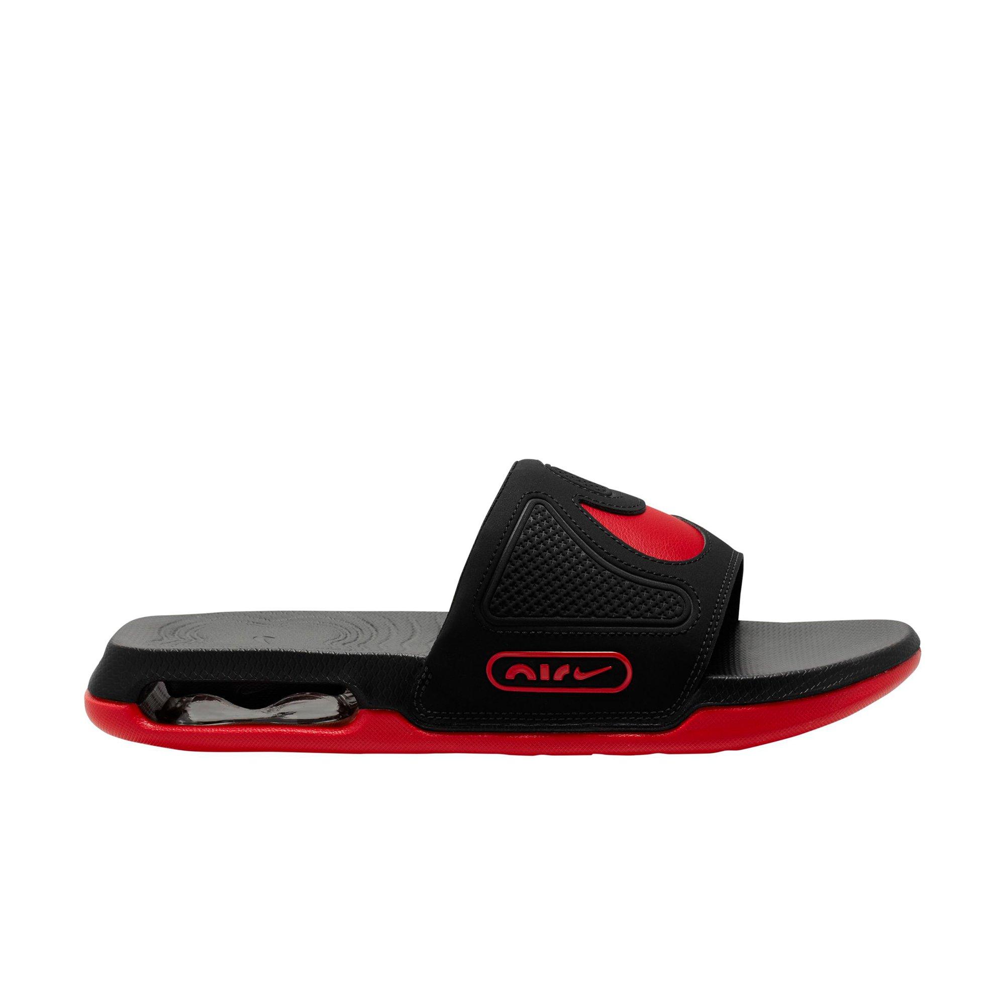 red nike air slides