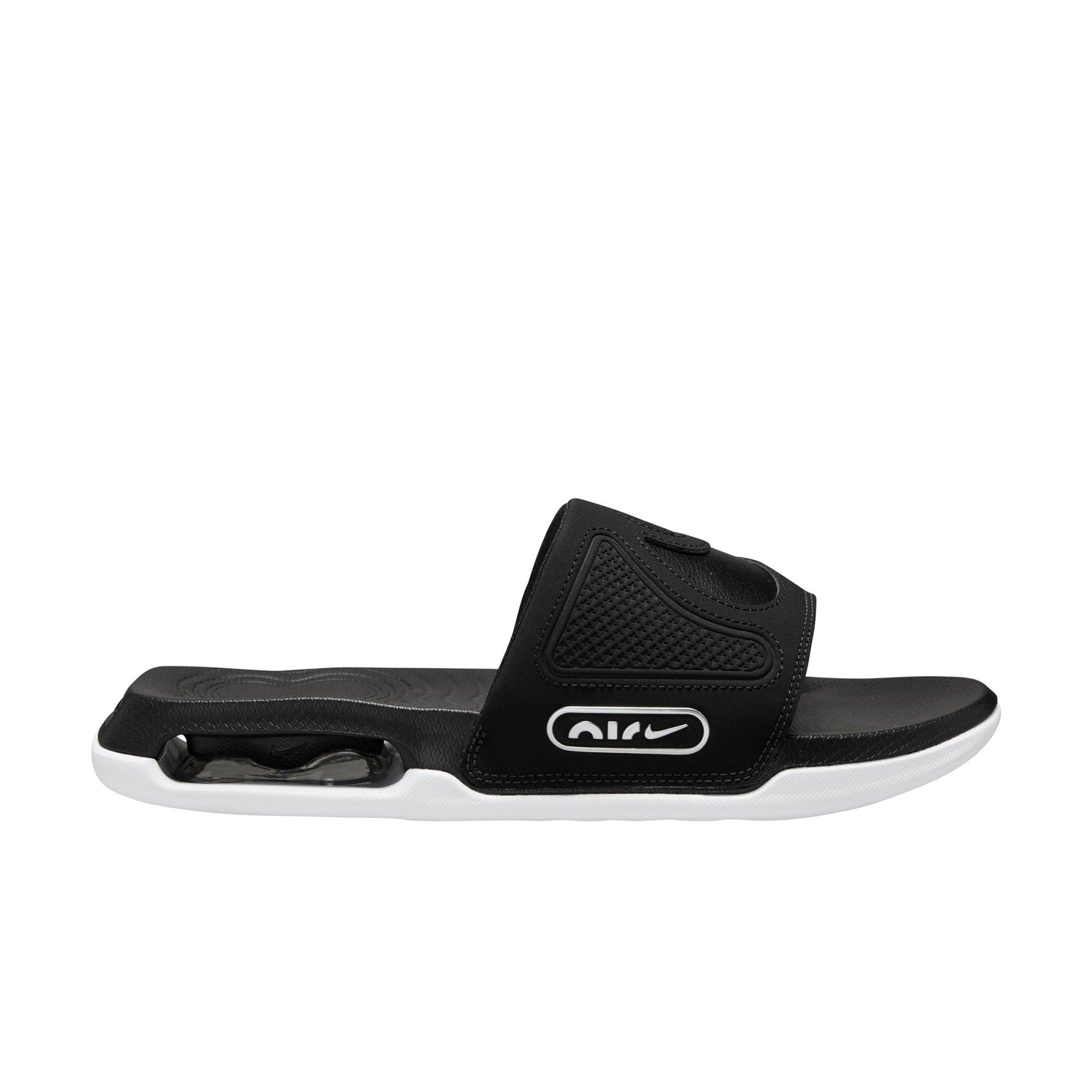 Nike Air Max Cirro "Black/Metallic Silver/White" Men's Slide - BLACK/WHITE Thumbnail View 1