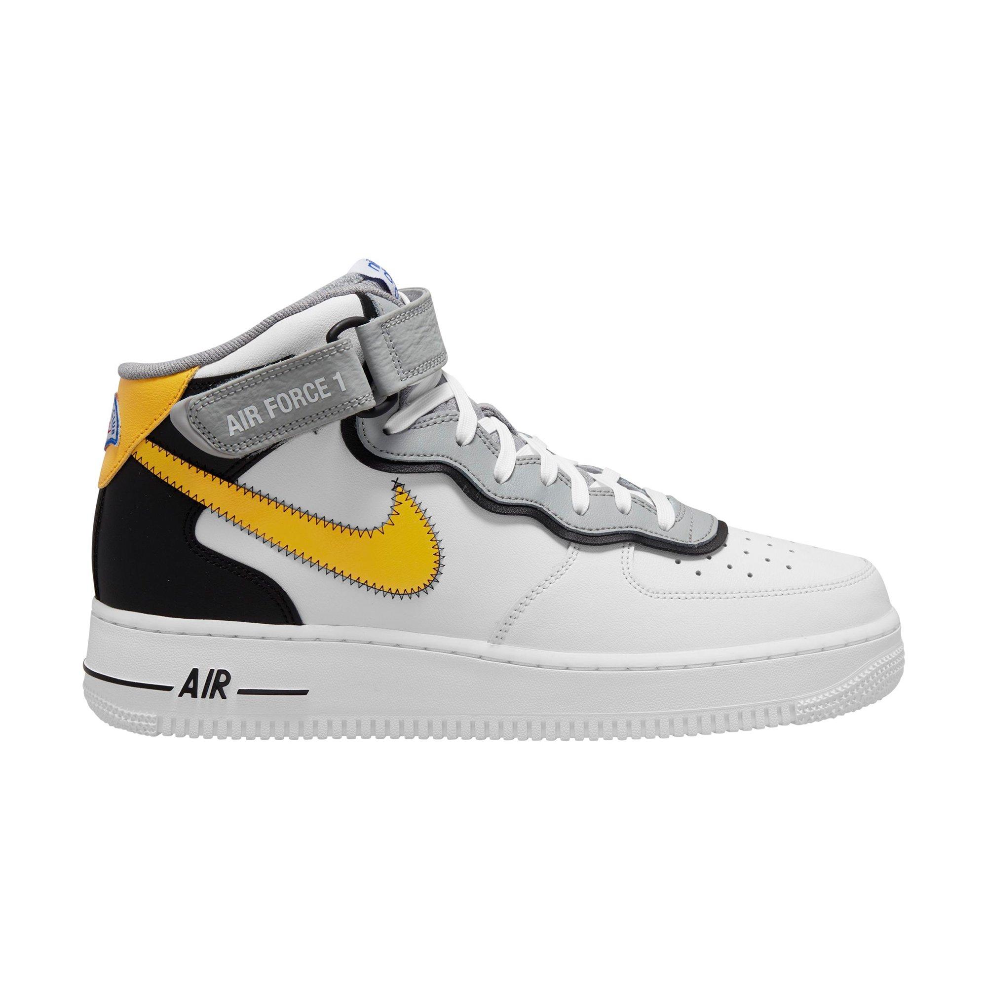 Nike air force 1 mid 07 on sale lv8 white black