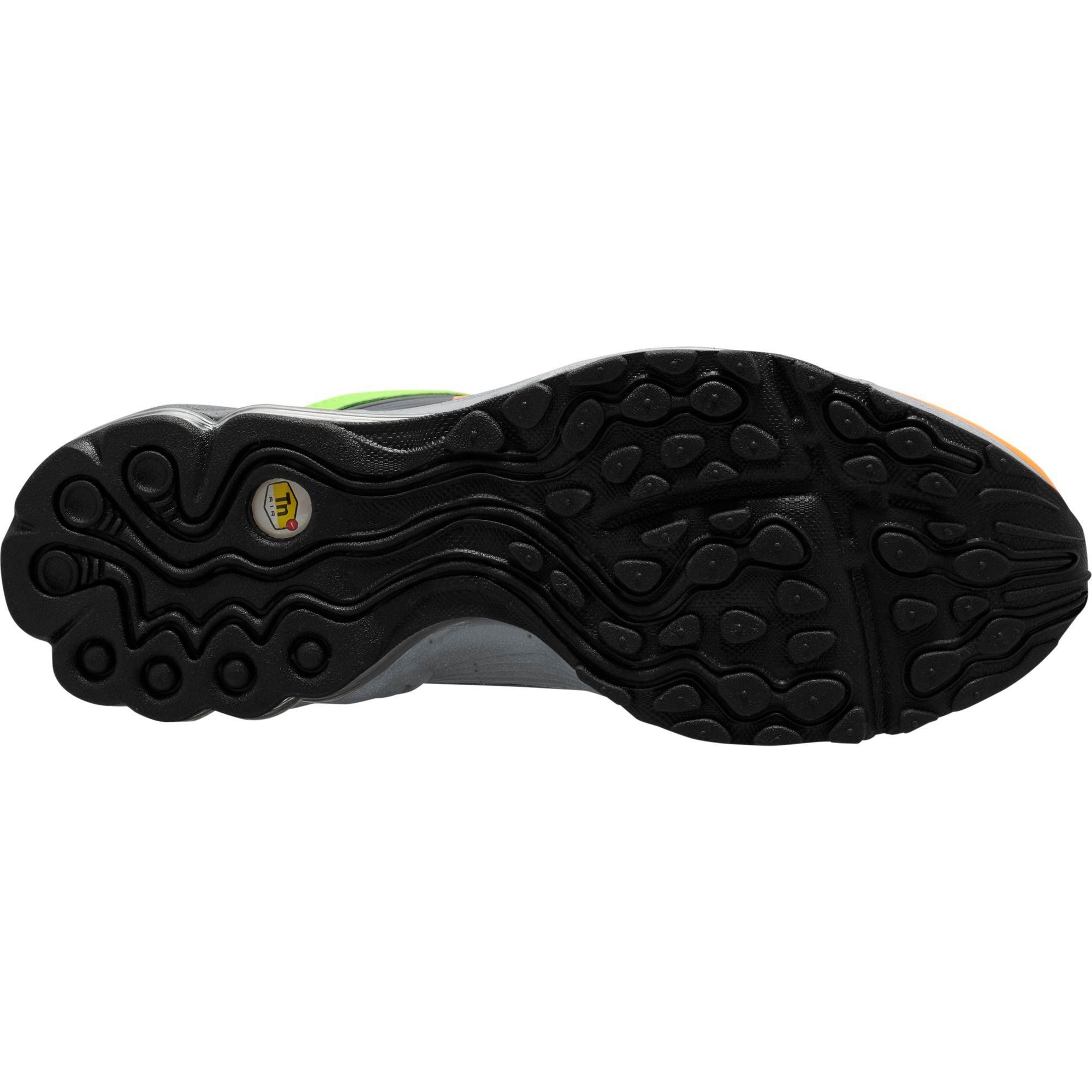 Nike Air Tuned Max "Volt/Total Orange/Black/Dk Smoke Grey" Men's Shoe - ORANGE/BLACK Thumbnail View 3