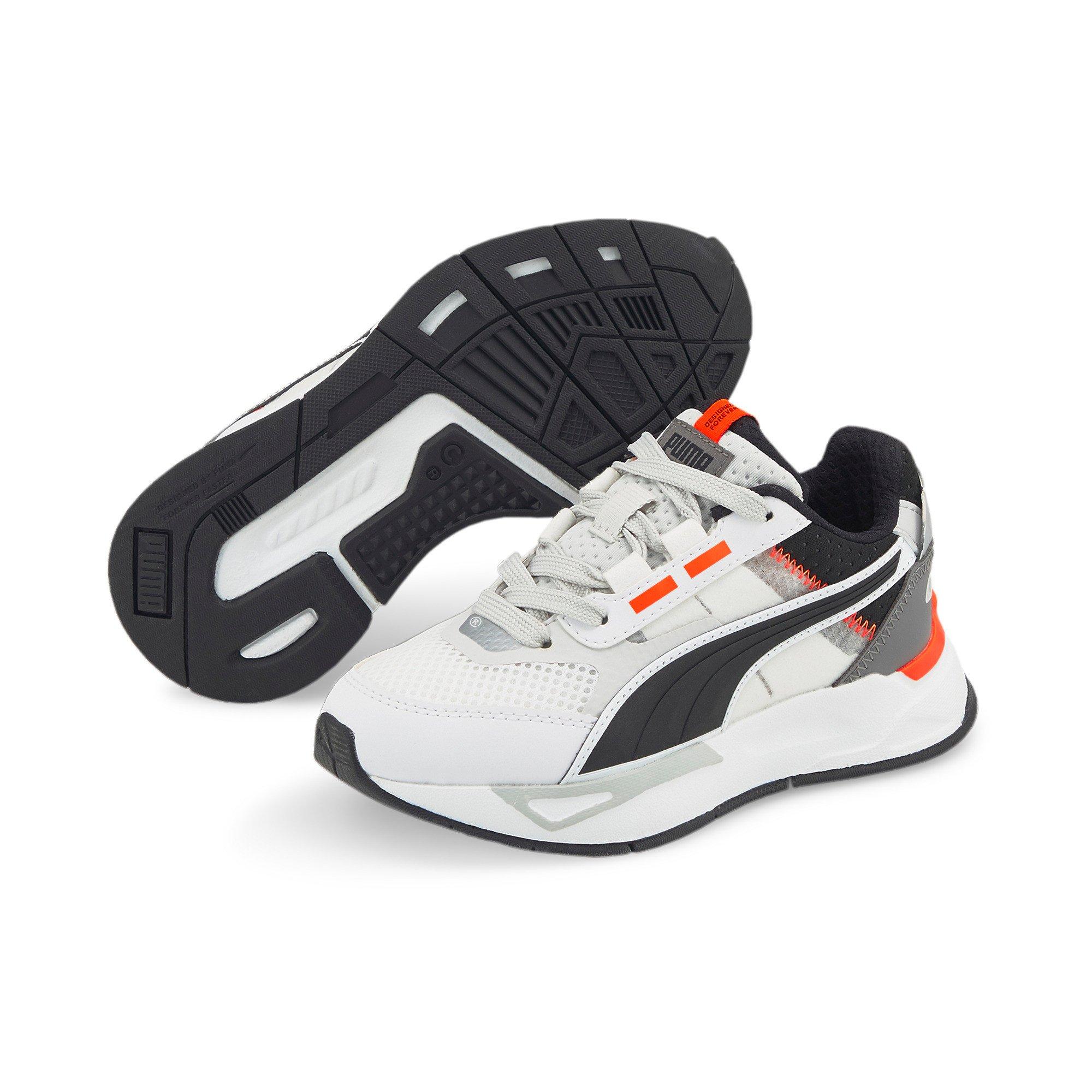 puma rsx white black orange