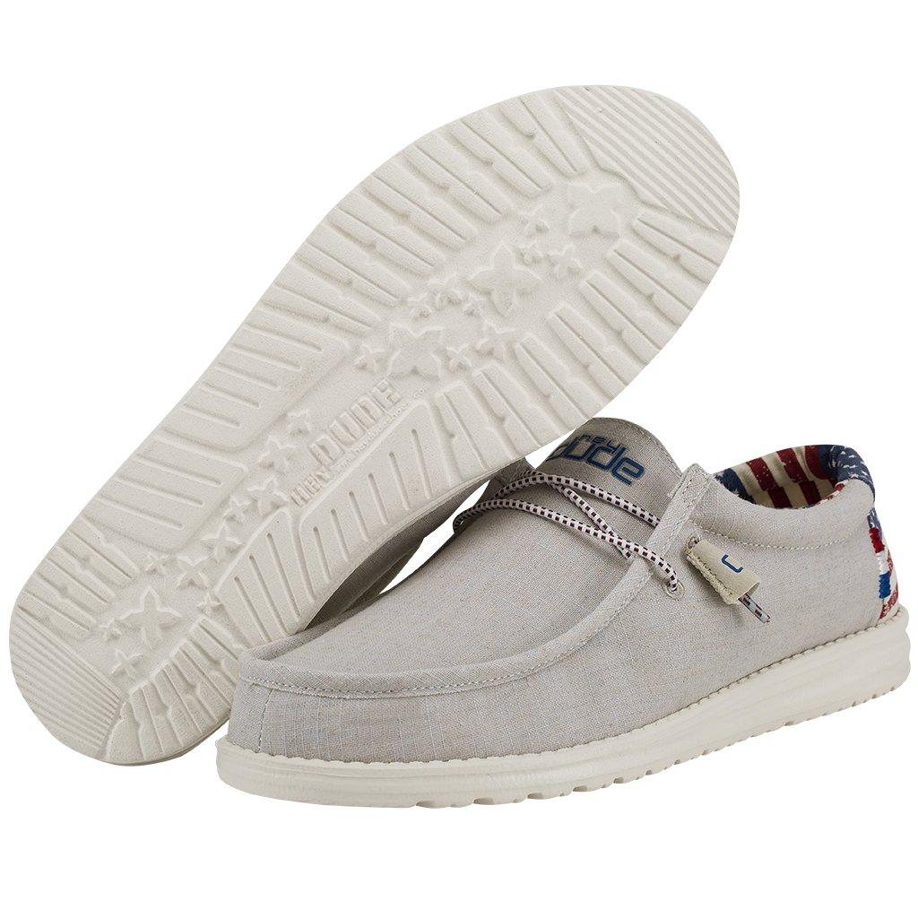 Hey Dude Wally Sox Classic "Patriotic" Men's Shoe - Hibbett | City Gear